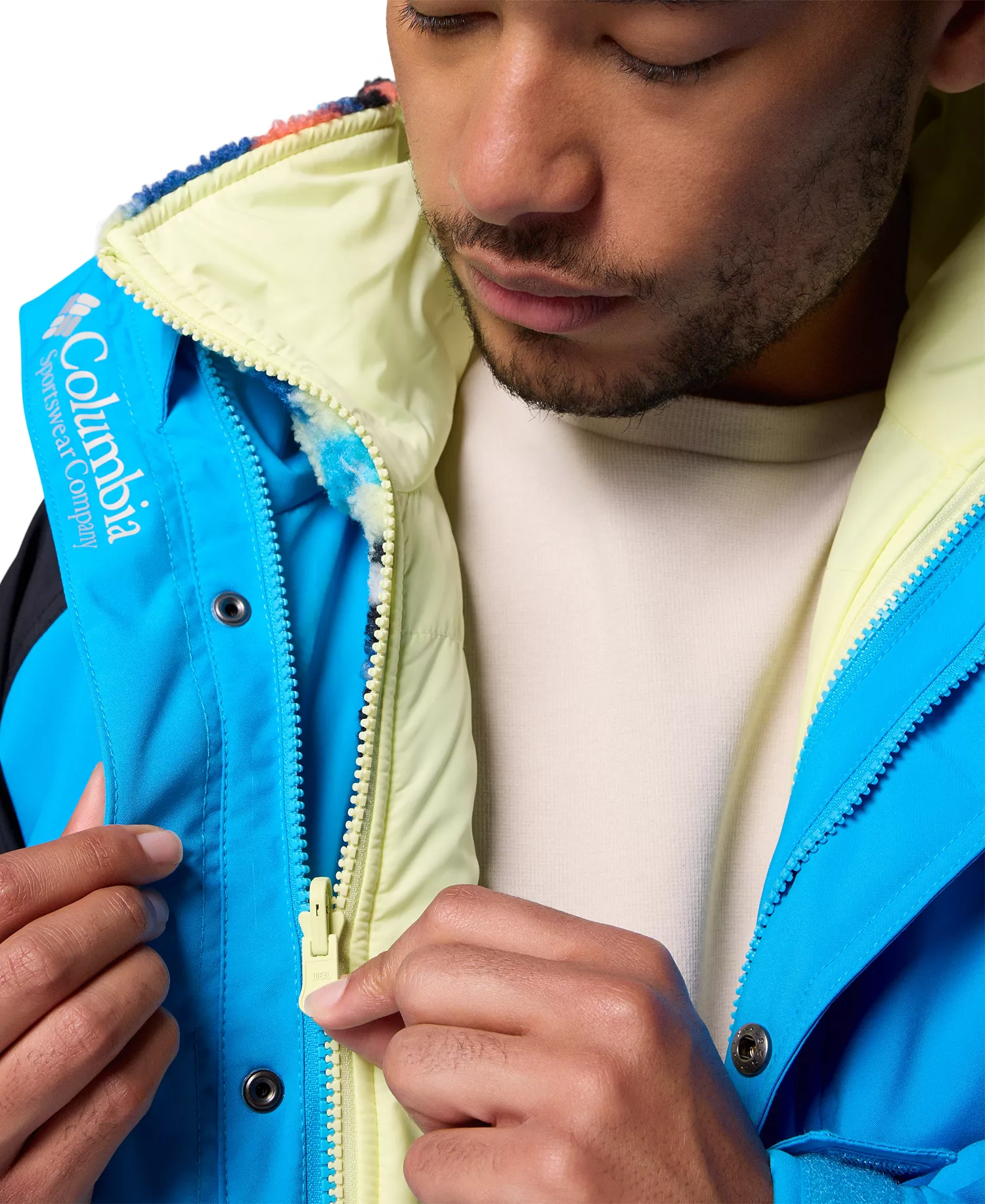 Men's Powderkeg Remastered Interchange Jacket - Compass Blue/black - M