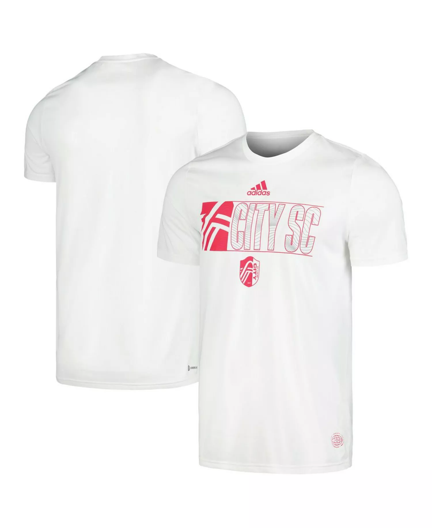 Men's White St. Louis City SC 2024 Jersey Hook AEROREADY T-Shirt - White - L