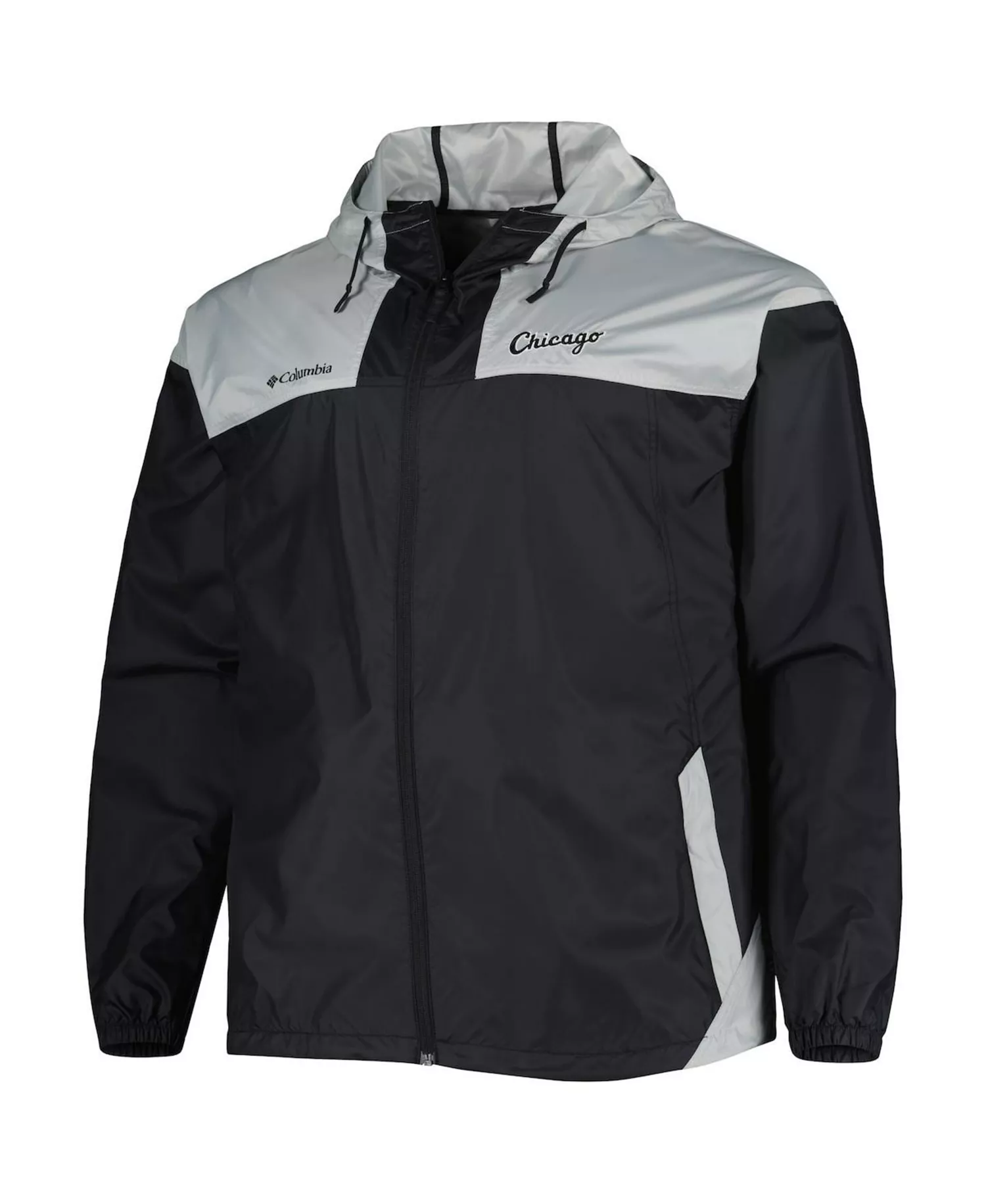 Men's Black Chicago White Sox Flash Forward Challenger Omni-Shade Full-Zip Windbreaker - Black - 1XB