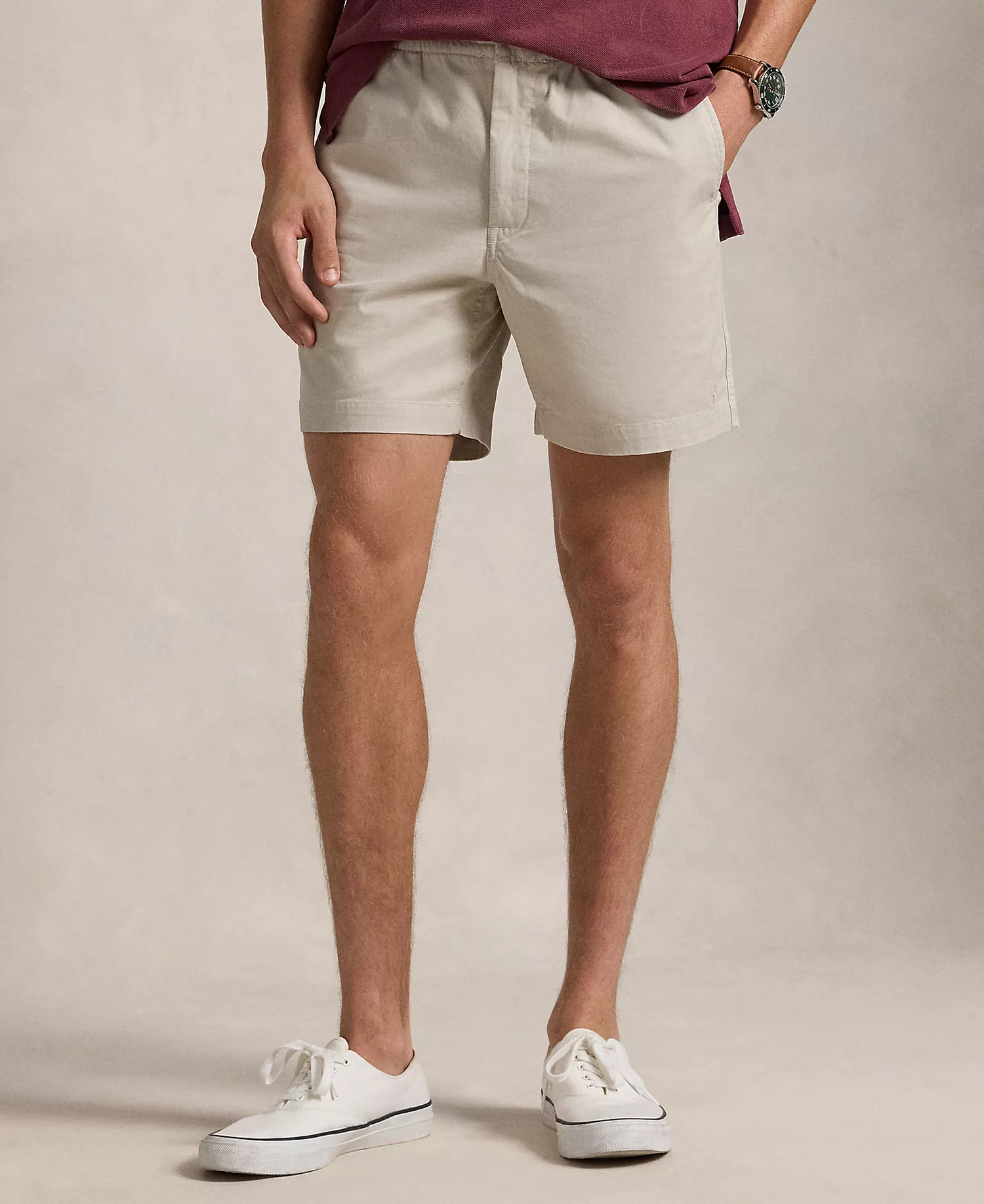 Men's 6-Inch Classic-Fit Polo Prepster Shorts  - Classic Stone - 2XL