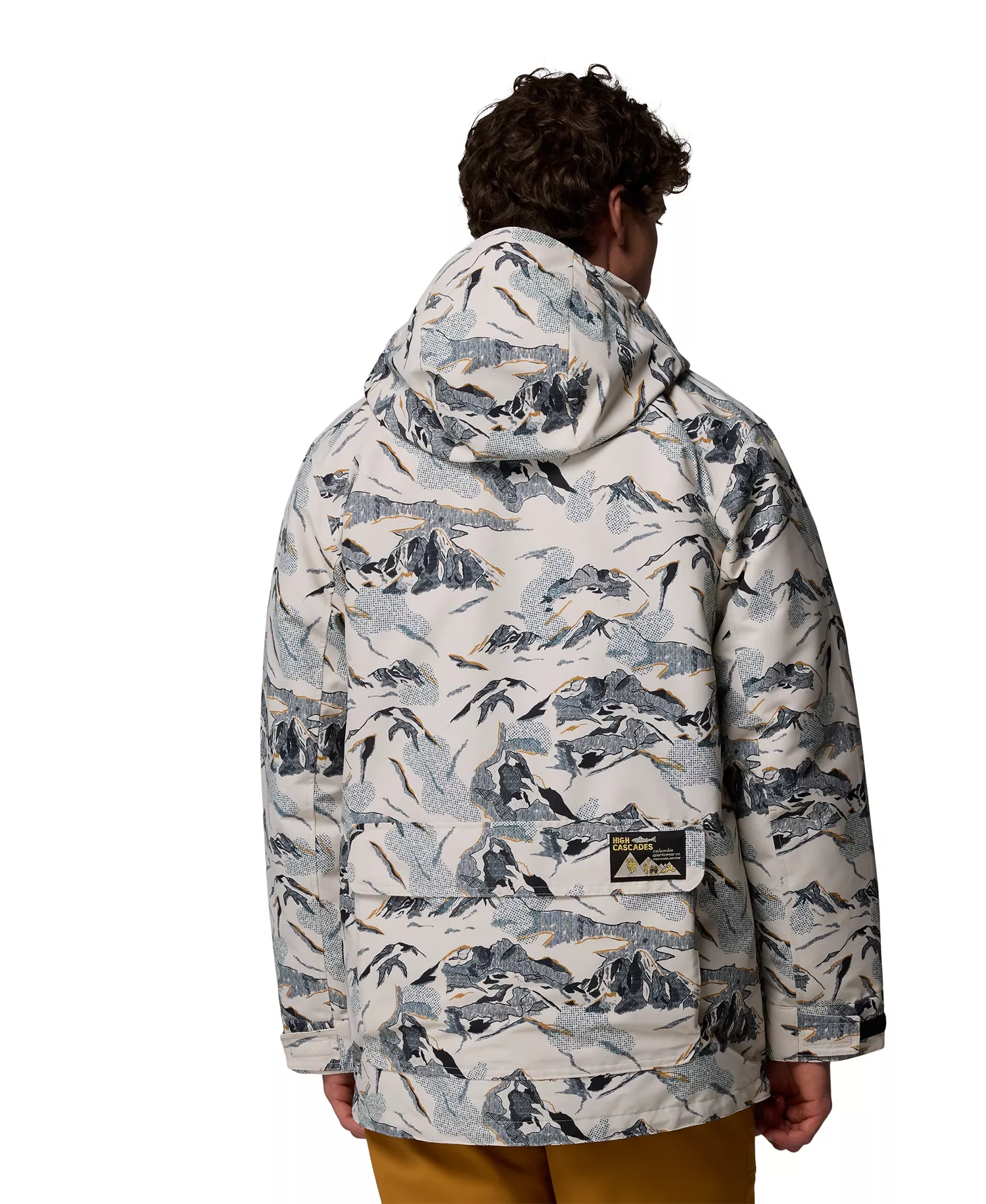 Men's High Cascades Interchange Reversible Bomber Jacket - Dark stone - M