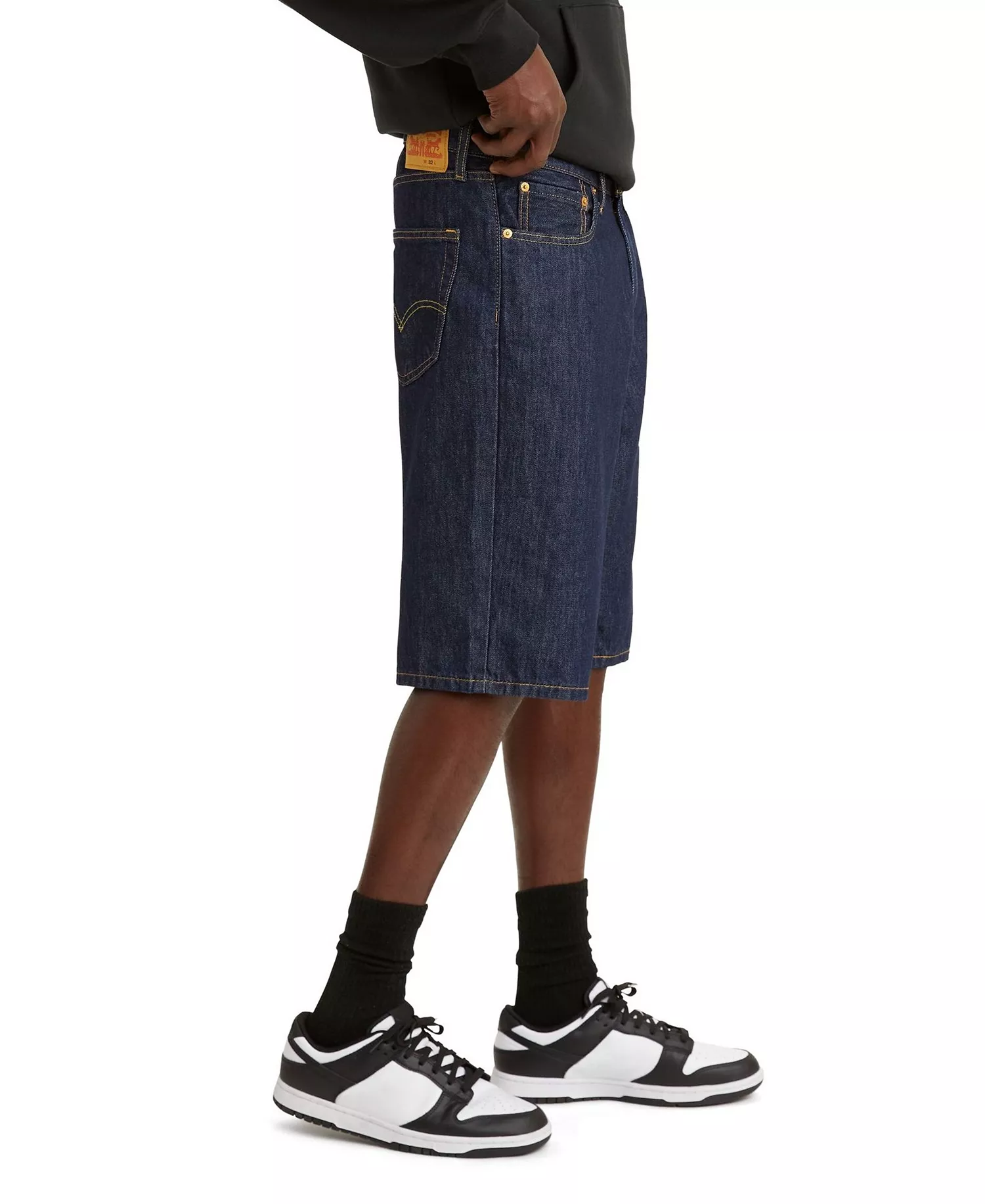 Men's Big and Tall 469 Loose Fit Non-Stretch 12.5" Jean Shorts - Lazy - 52