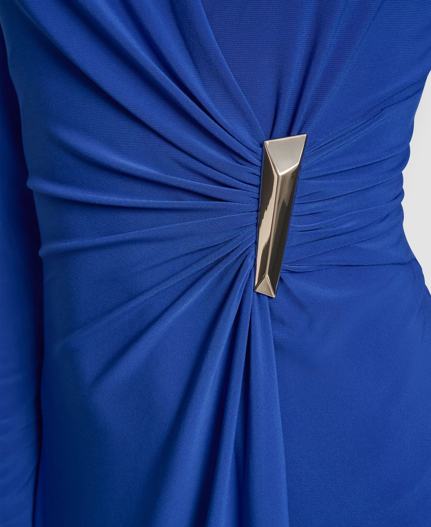 Women's V-Neck Wrap Dress - Atlantic Blue - 10