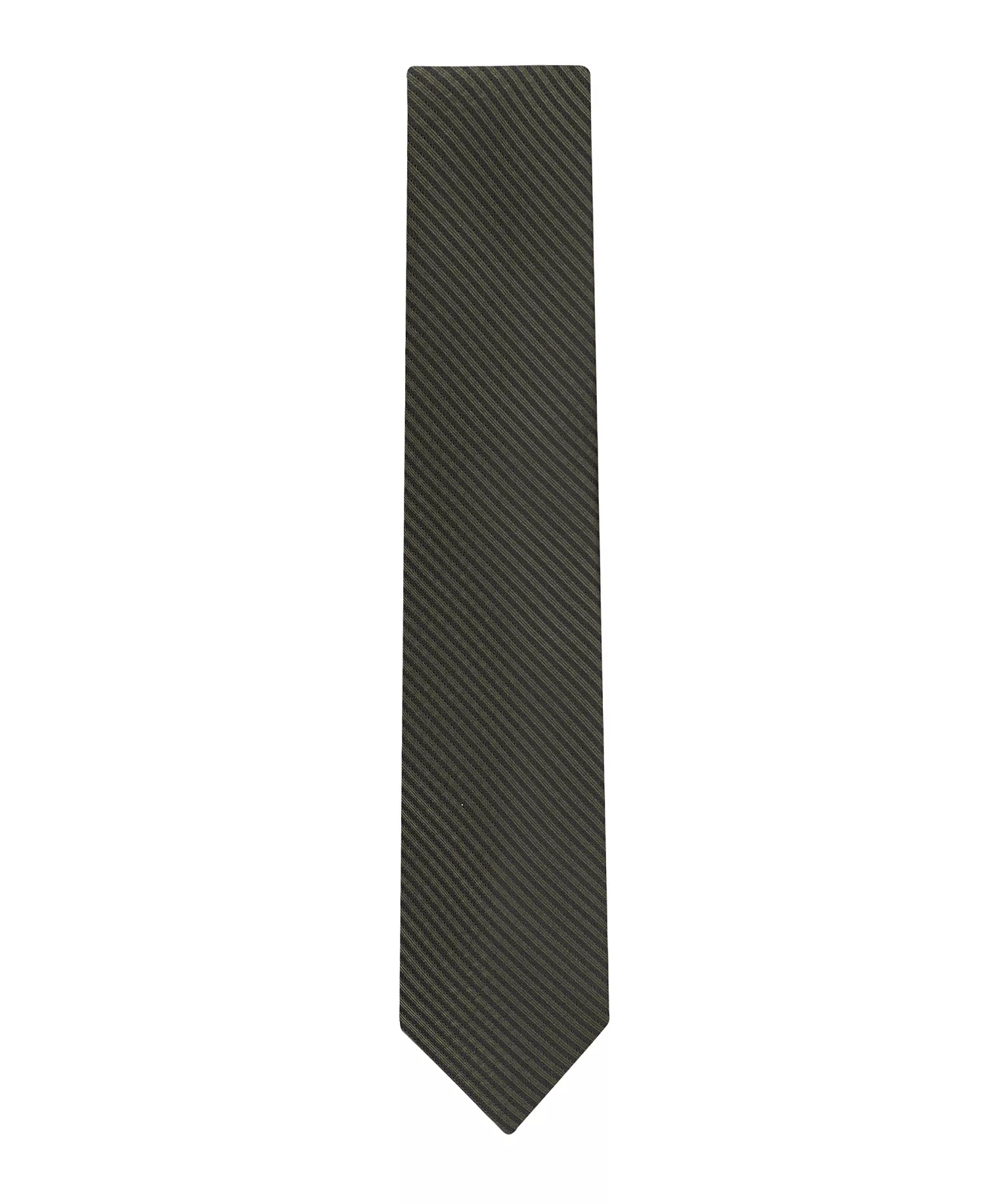 Men's Iris Stripe Pattern Tie - Black - ONE SIZE