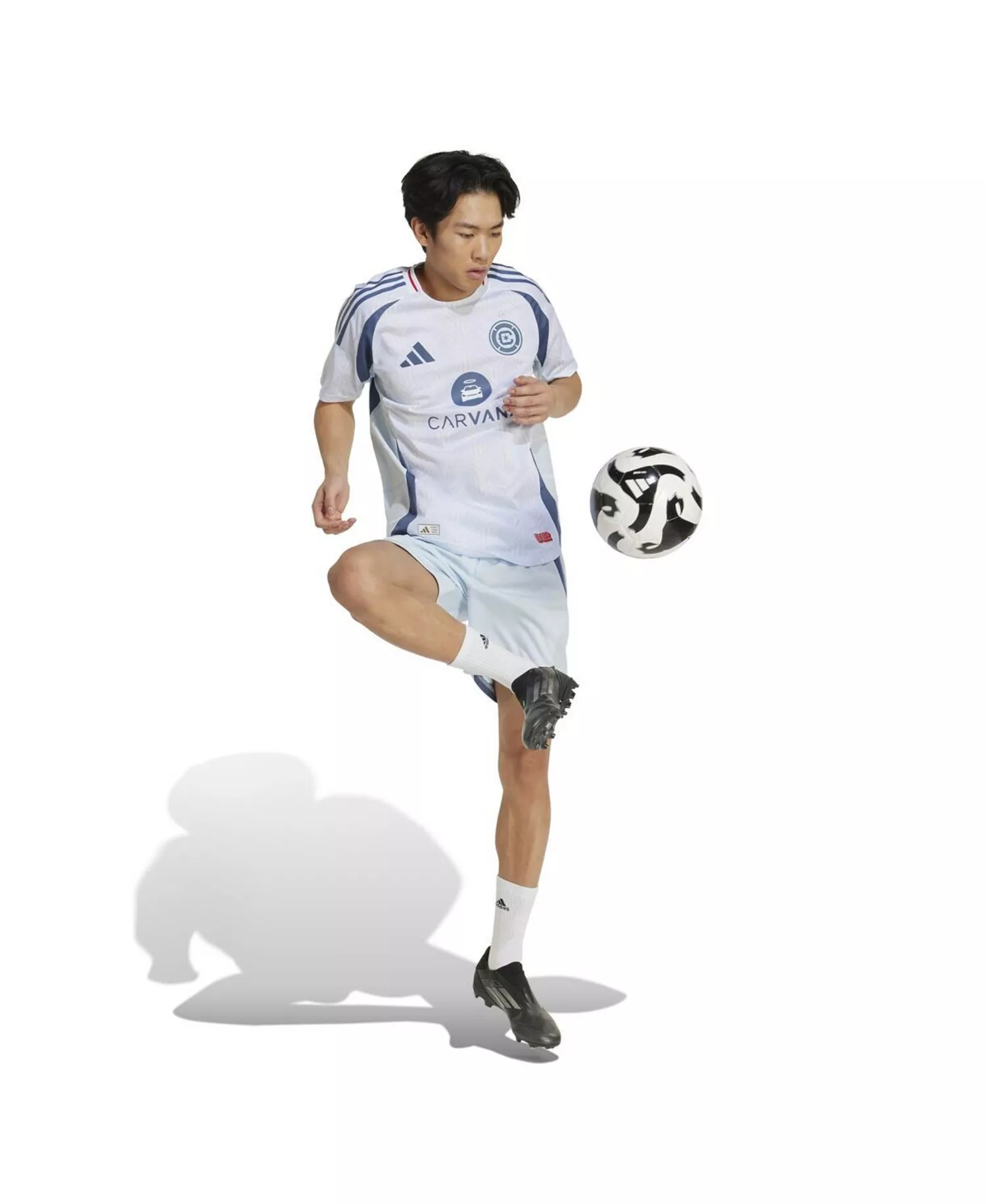 Men's Light Blue Chicago Fire Away 2025 Municipal Device Kit Authentic Shorts - Light Blue - L