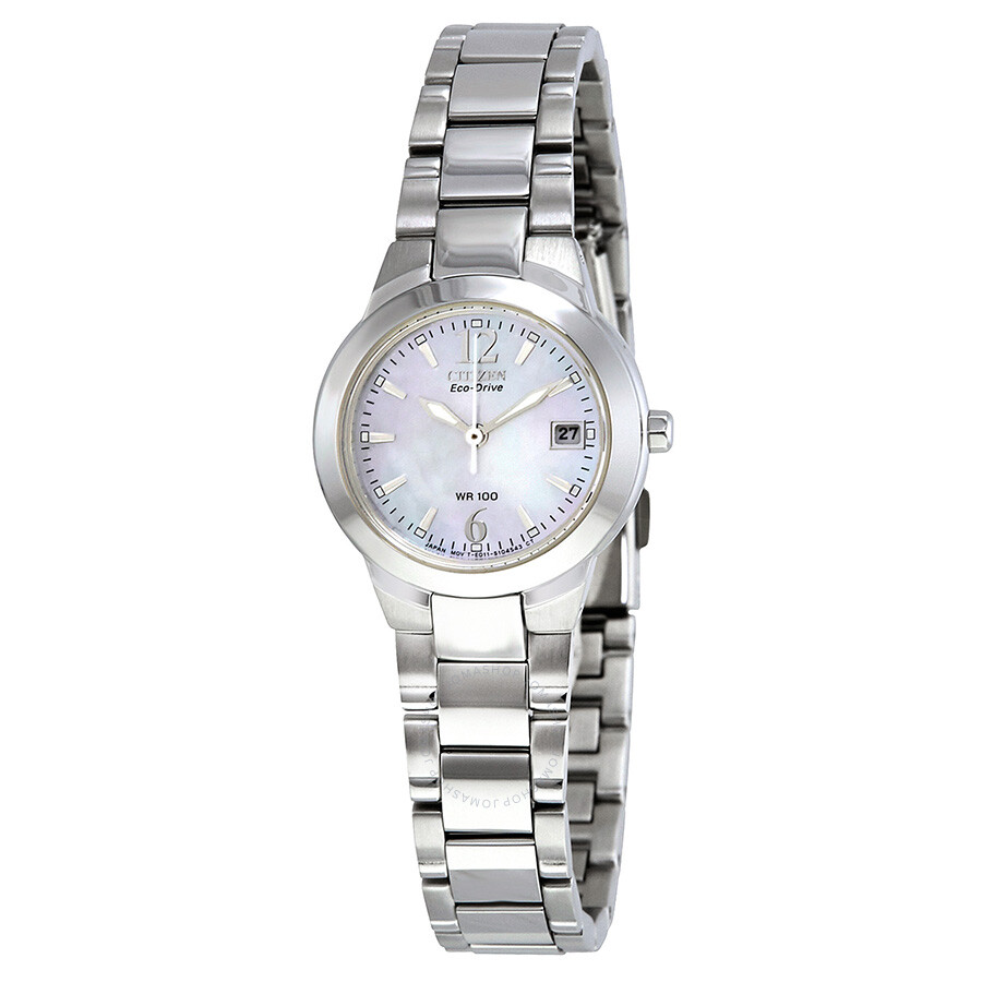 Citizen Silhouette Eco-Drive Mother of Pearl Dial Ladies Watch