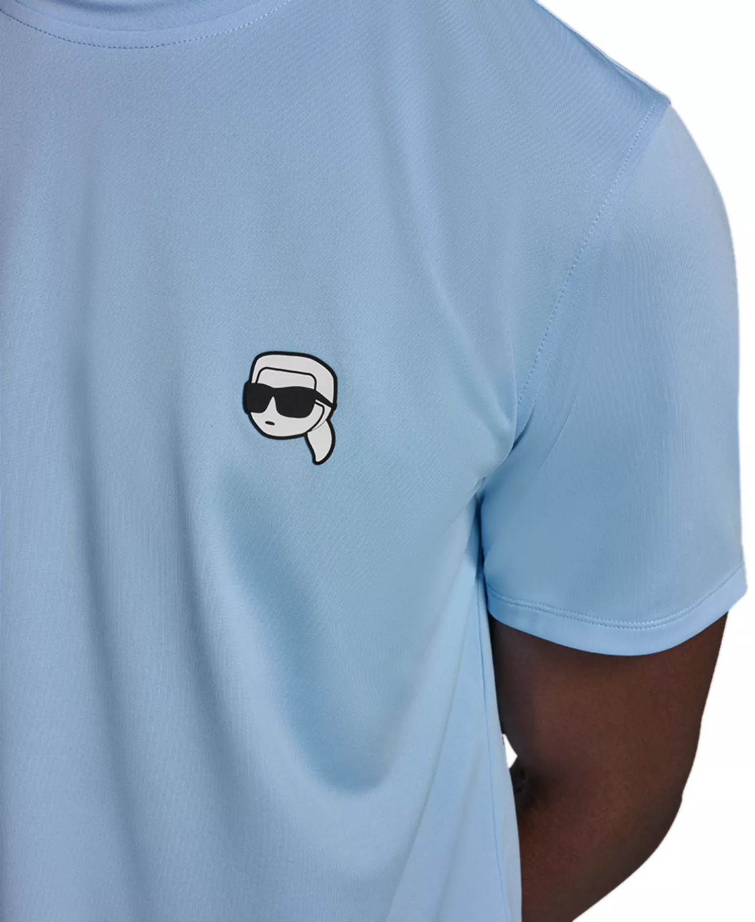 Men's Short-Sleeve Karl Doll Head Rashguard - Placid Blue - 2XL