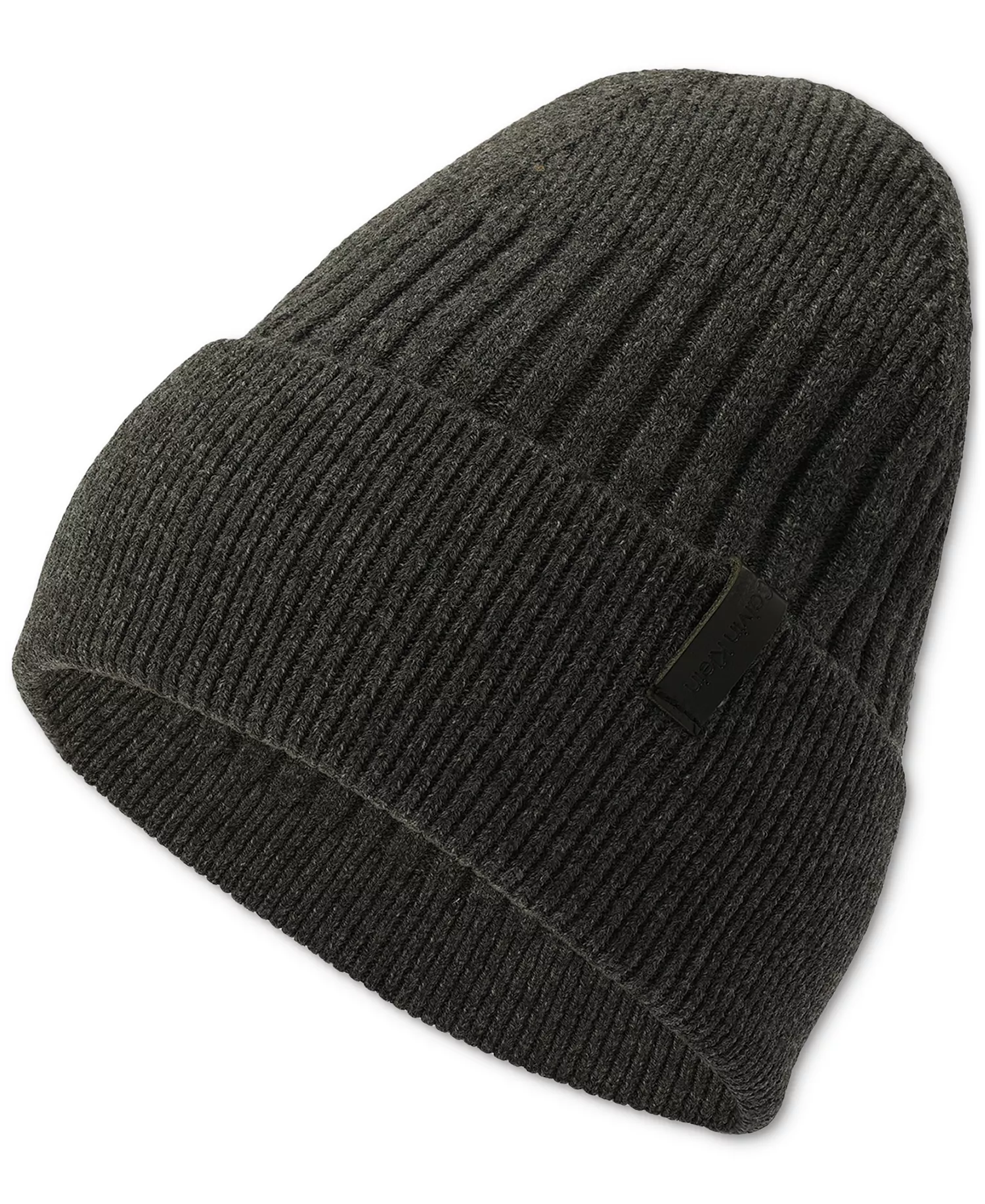 Men's Mixed Stitch Beanie - Charcoal - ONE SIZE