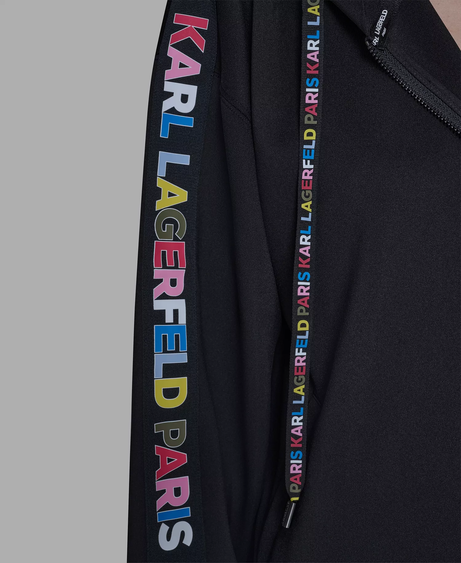 Women's Logo Detail Jacket - Black - L