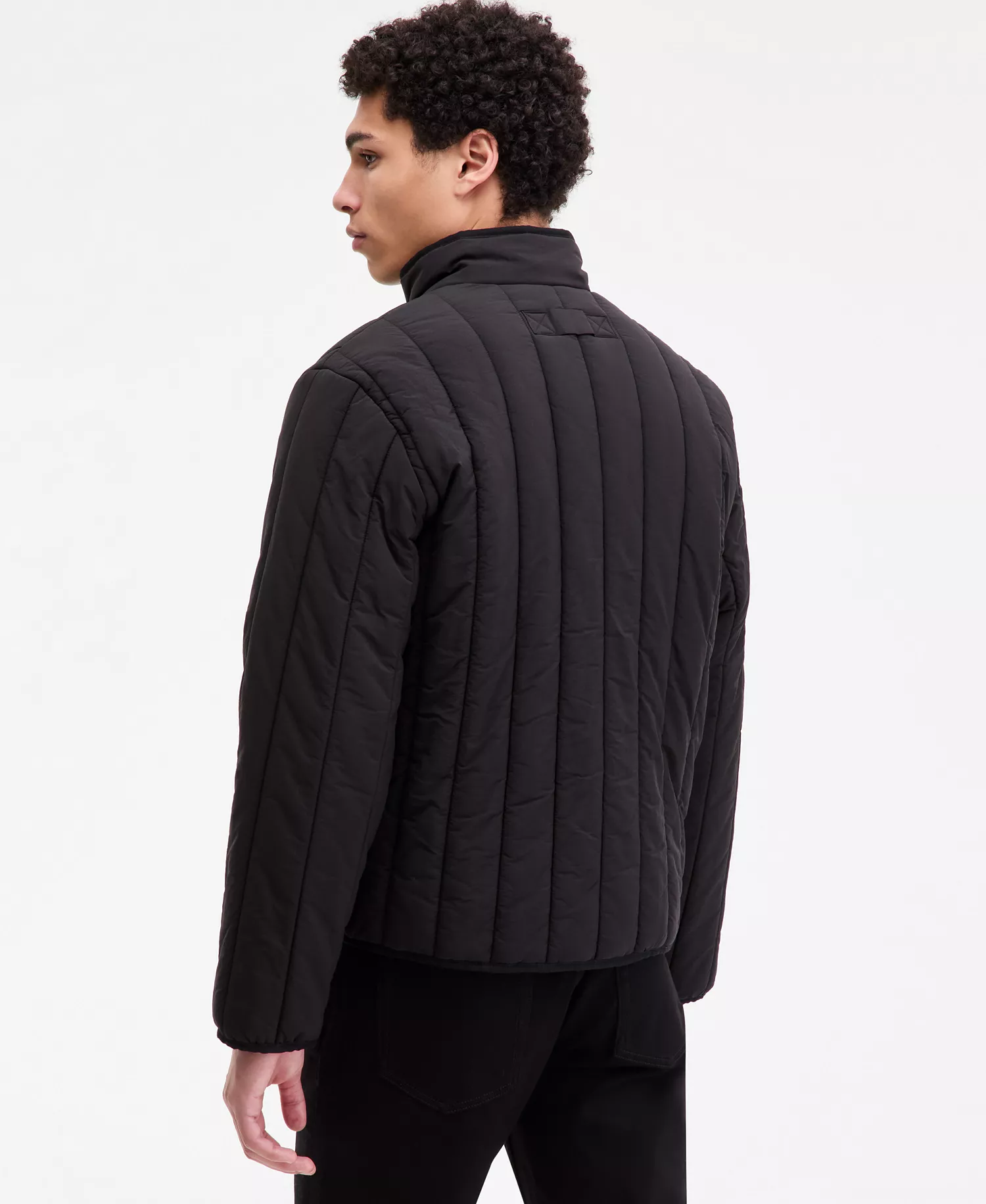 Men's Brenoto Quilted Jacket - BLACK - 2XL