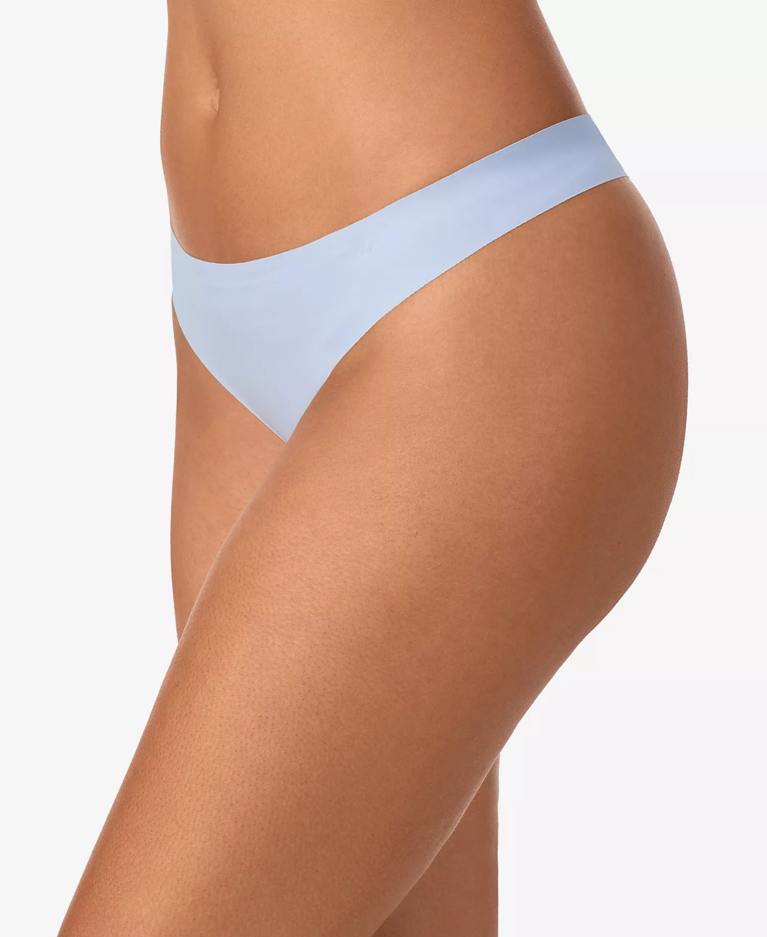 Women's Litewear Cut Anywear Logo Thong Underwear-DK5026 - Aquifer - L