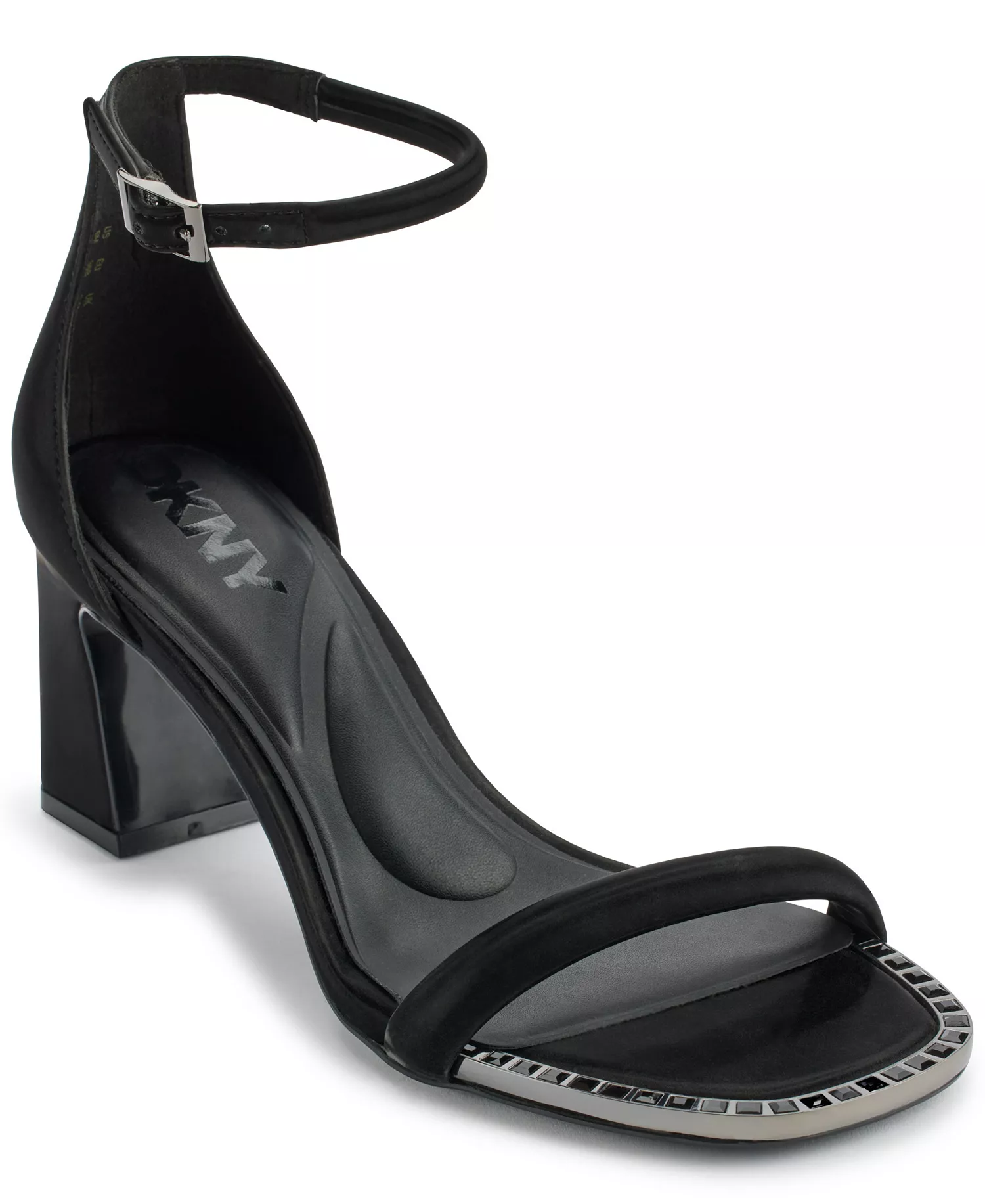 Women's Wenda Ankle Strap Dress Sandals - Black - 10M