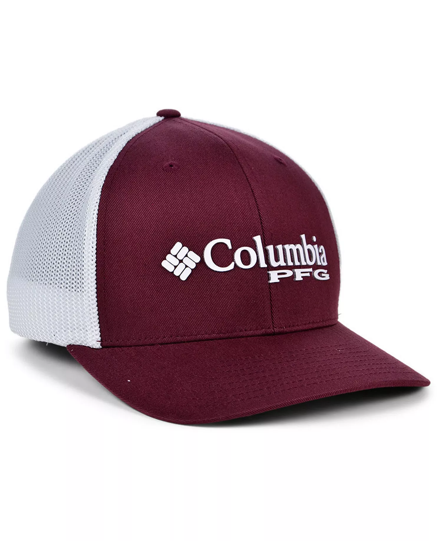 Virginia Tech Hokies PFG Stretch Cap - Maroon/White - S/M