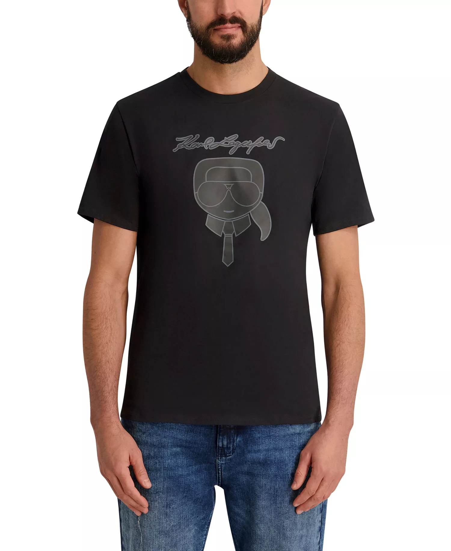 Men's Short-Sleeve T-Shirt - Black - 2XL