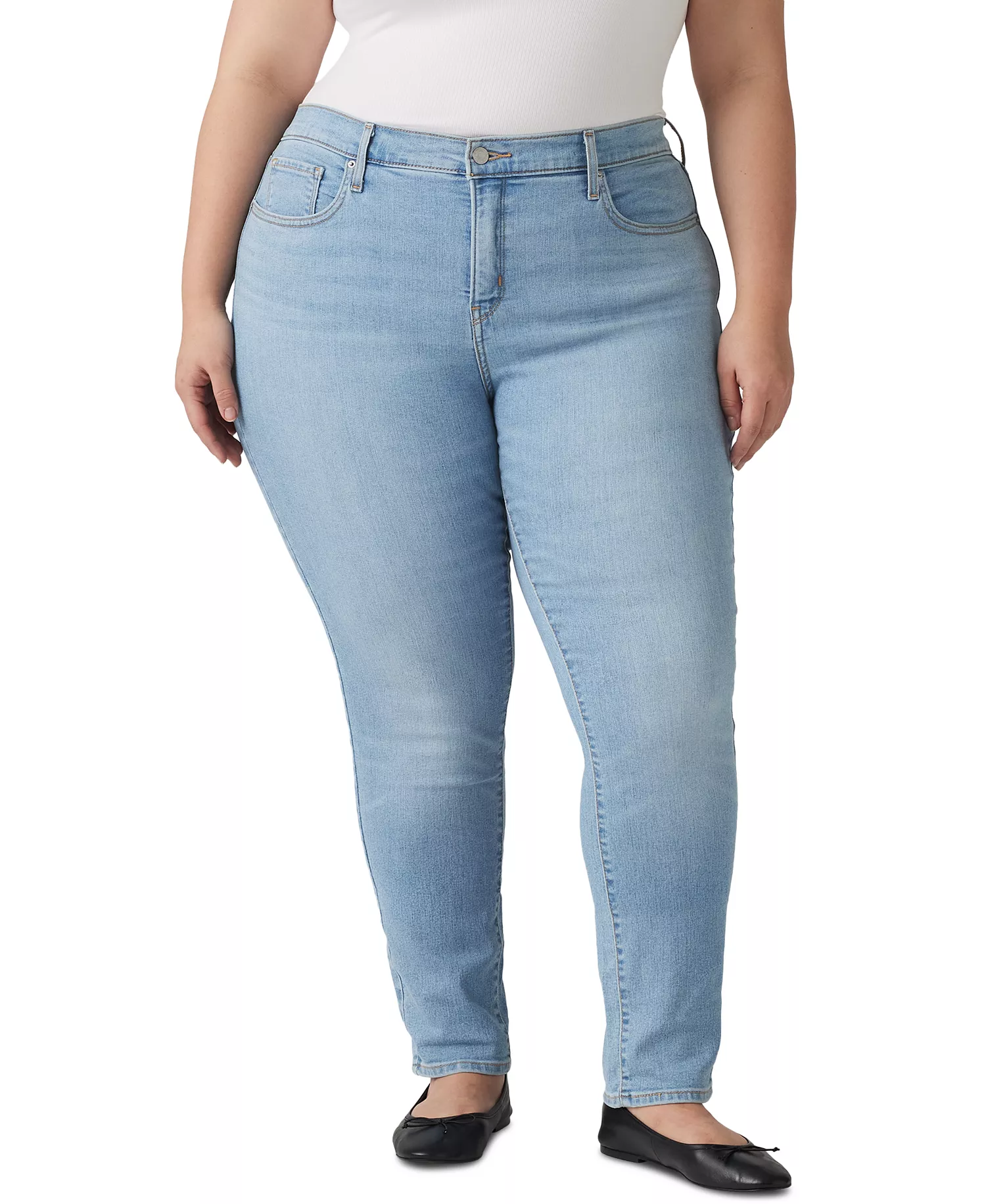 Women's 311 Mid Rise Shaping Skinny Jeans - Bloom Black - 14W