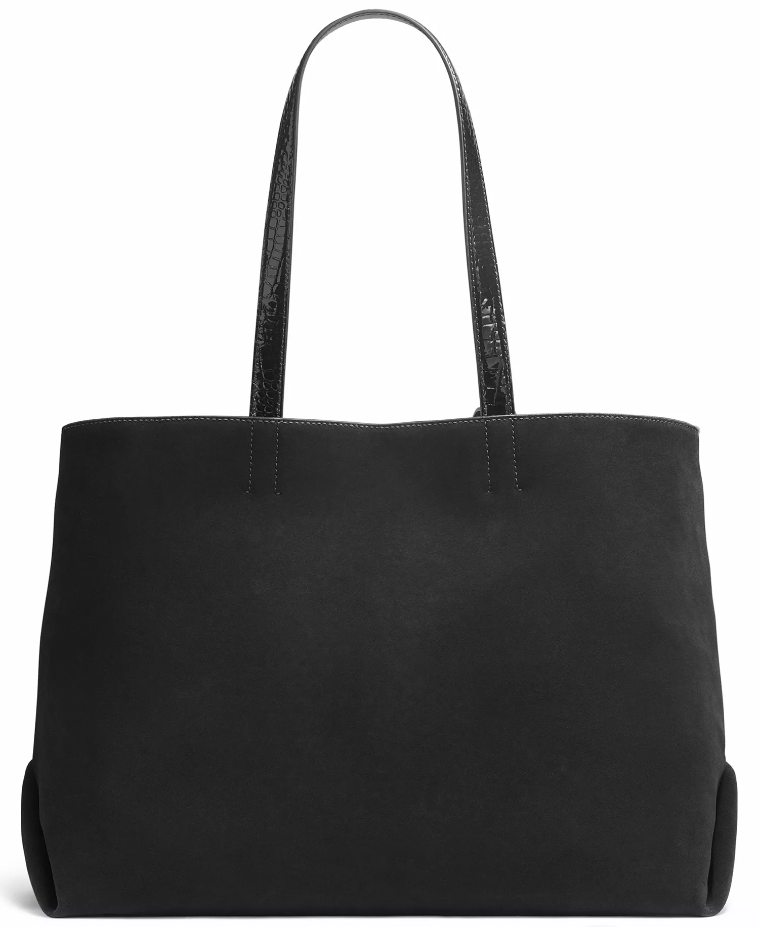 Women's Georgette Extra-Large Tote Bag - Black/gold - NO SIZE