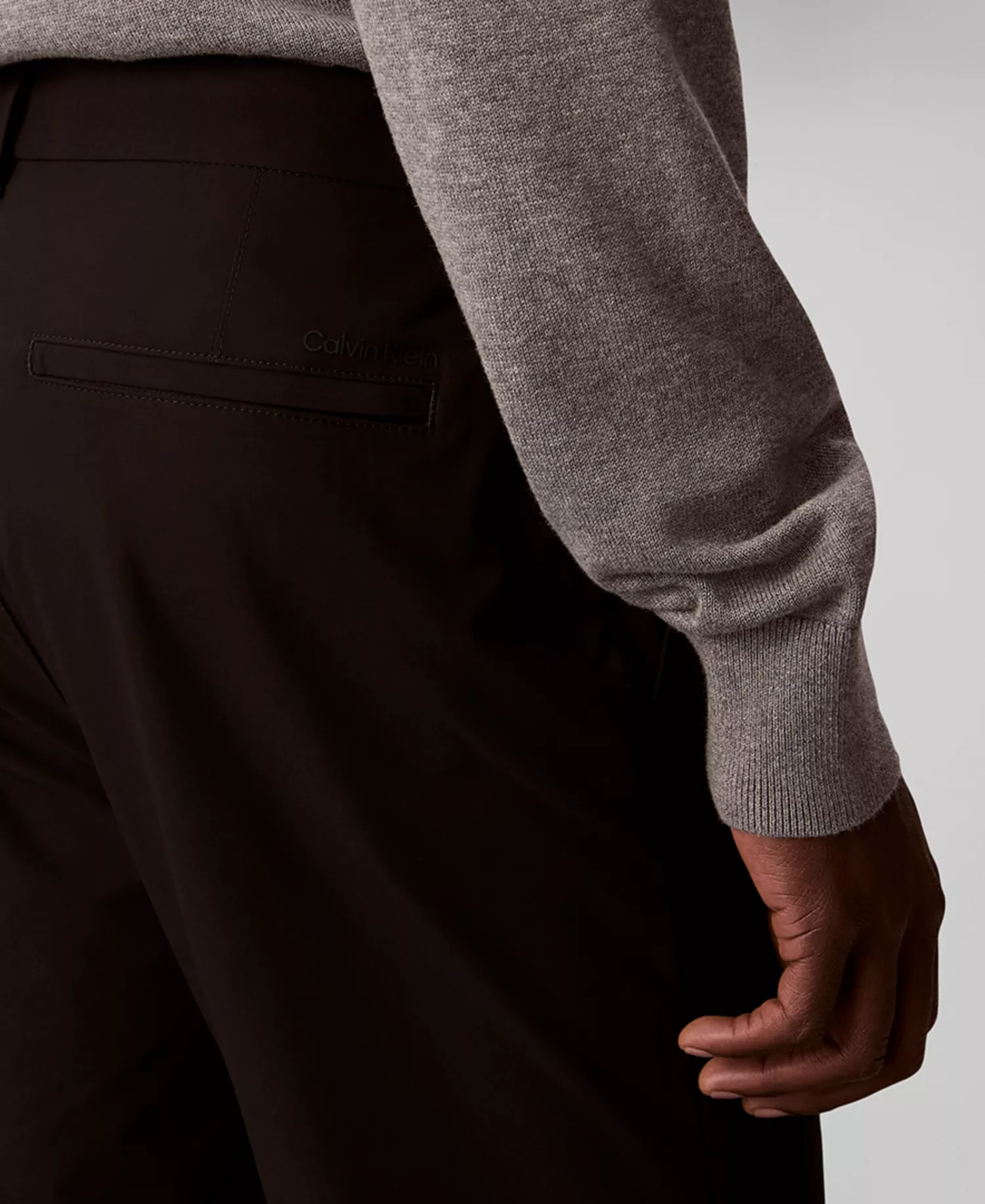 Men's Slim-Fit Tech Stretch Pants - Black - 29x30