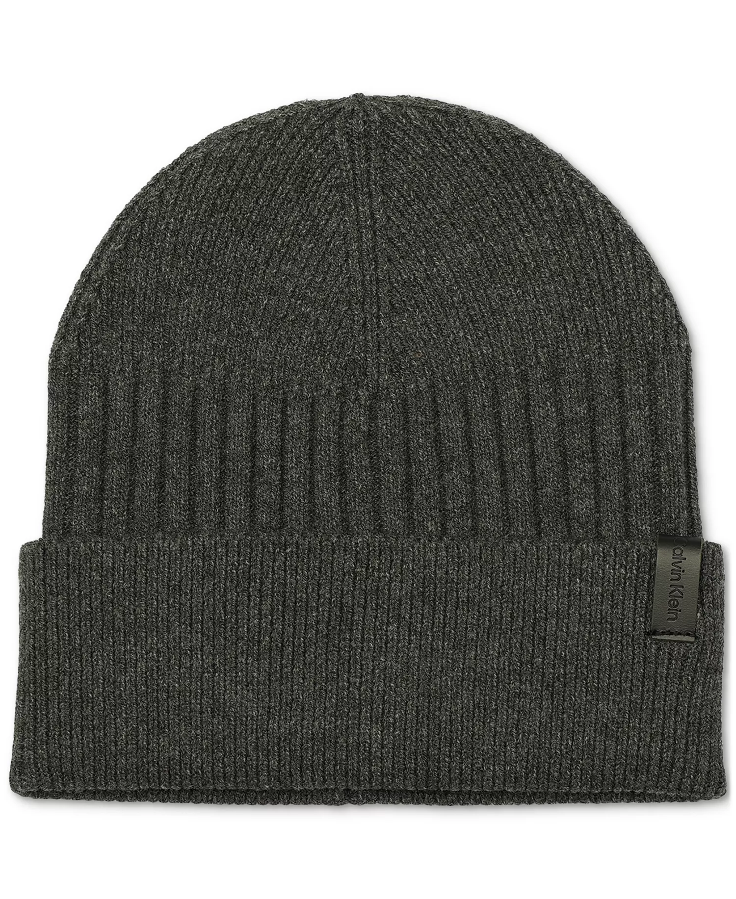 Men's Mixed Stitch Beanie - Charcoal - ONE SIZE
