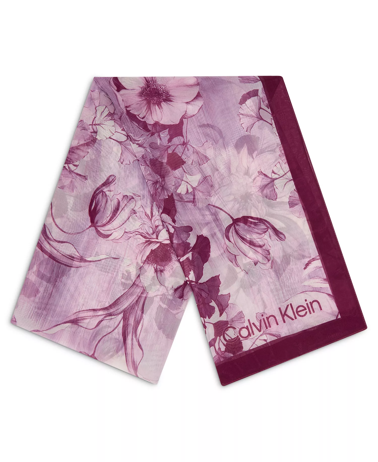 Blossom Chiffon Wrap - Cherry Blossom - ONE SIZE