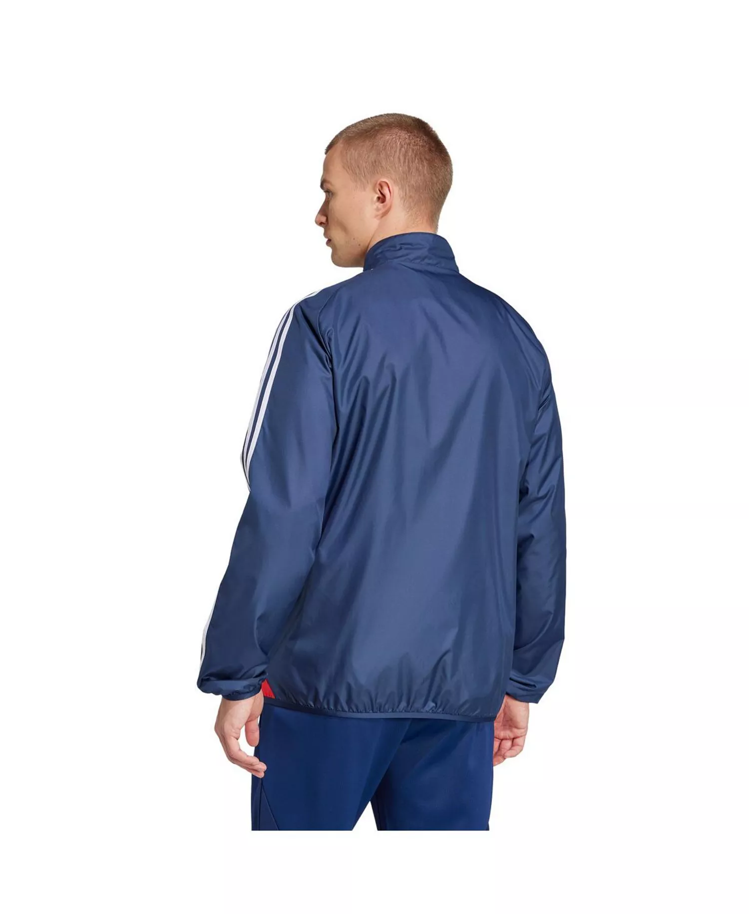 Men's Navy/White New England Revolution 2025 Anthem Reversible Full-Zip Jacket - Navy, White - L