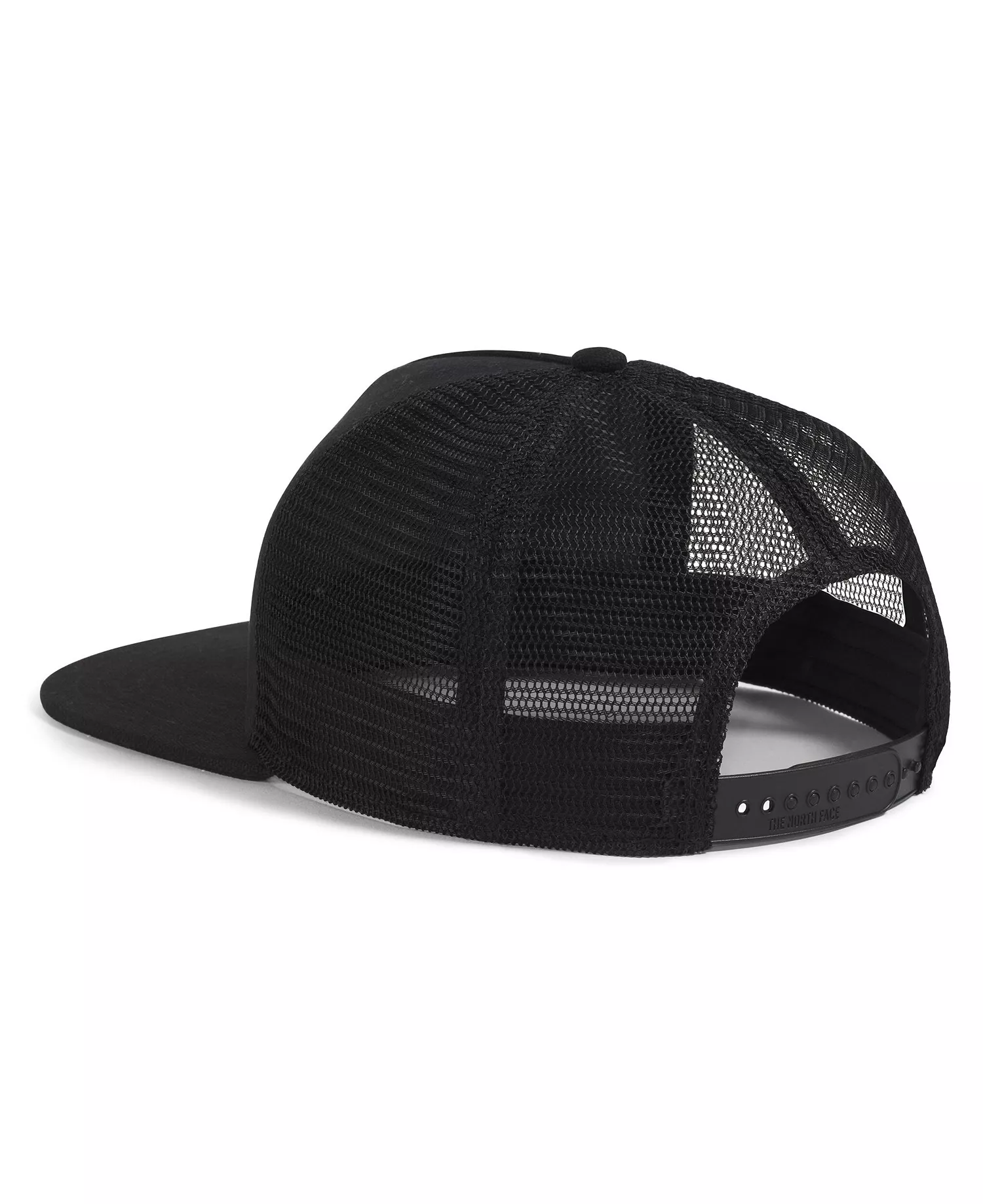 Men's Half Dome Trucker Hat - Black, Leather patch - OS