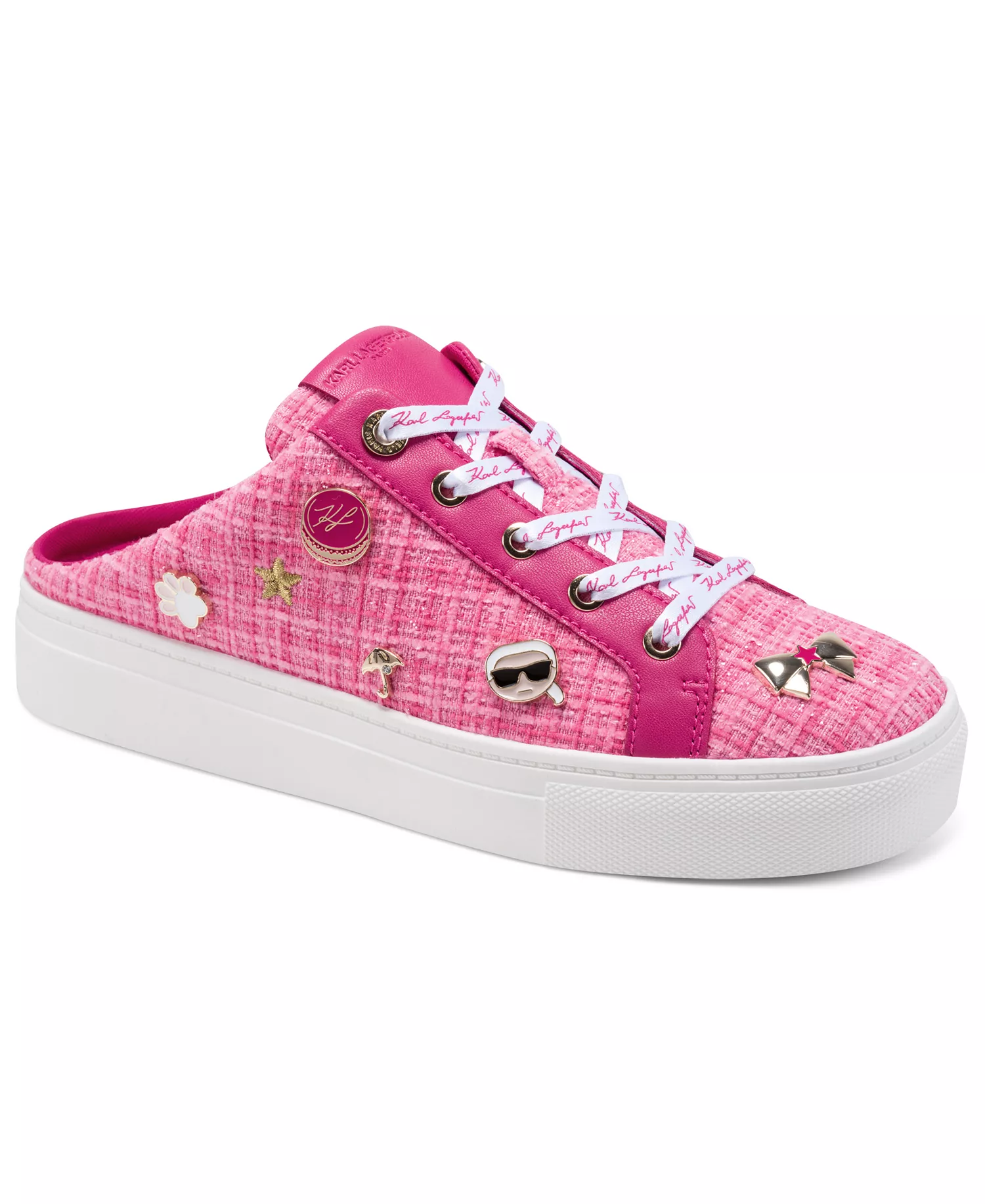 Women's Cambria Macaron Slip-On Sneaker Mules - Pink/Hot Pink - 10