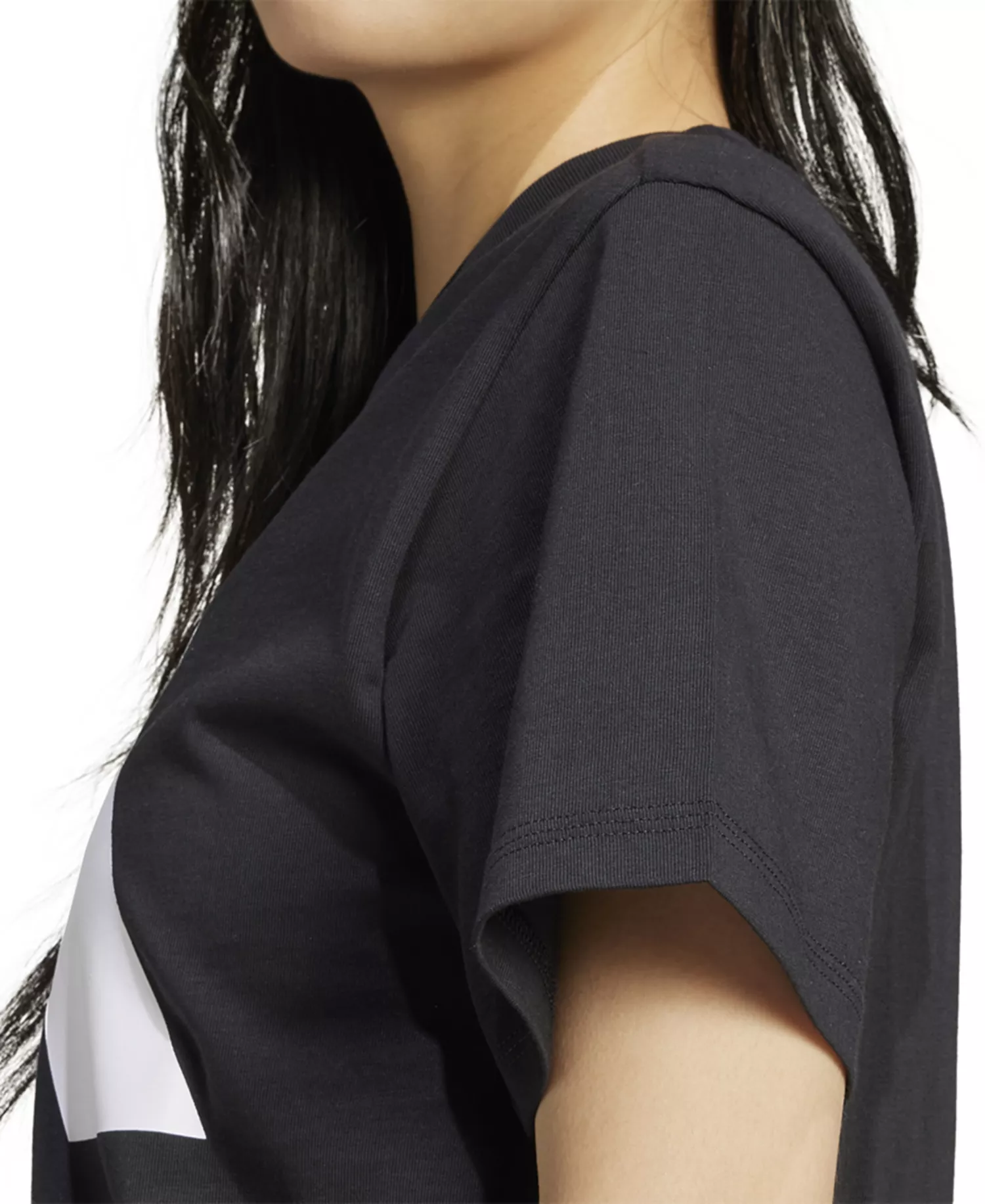 Women's Essentials Big Logo Cotton T-Shirt - Black - 2XL