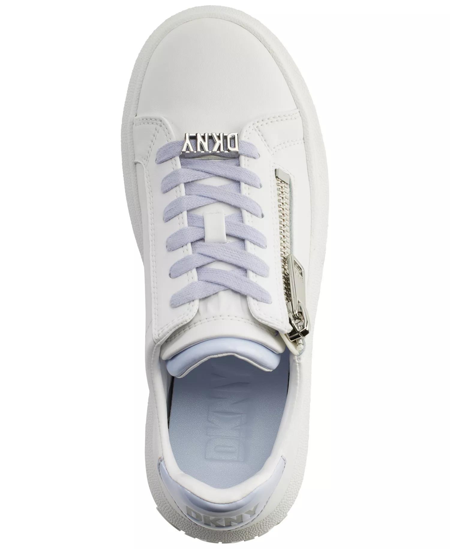 Women's Matti Lace-Up Zip Sneakers - Bright White/ Lavender - 9.5M