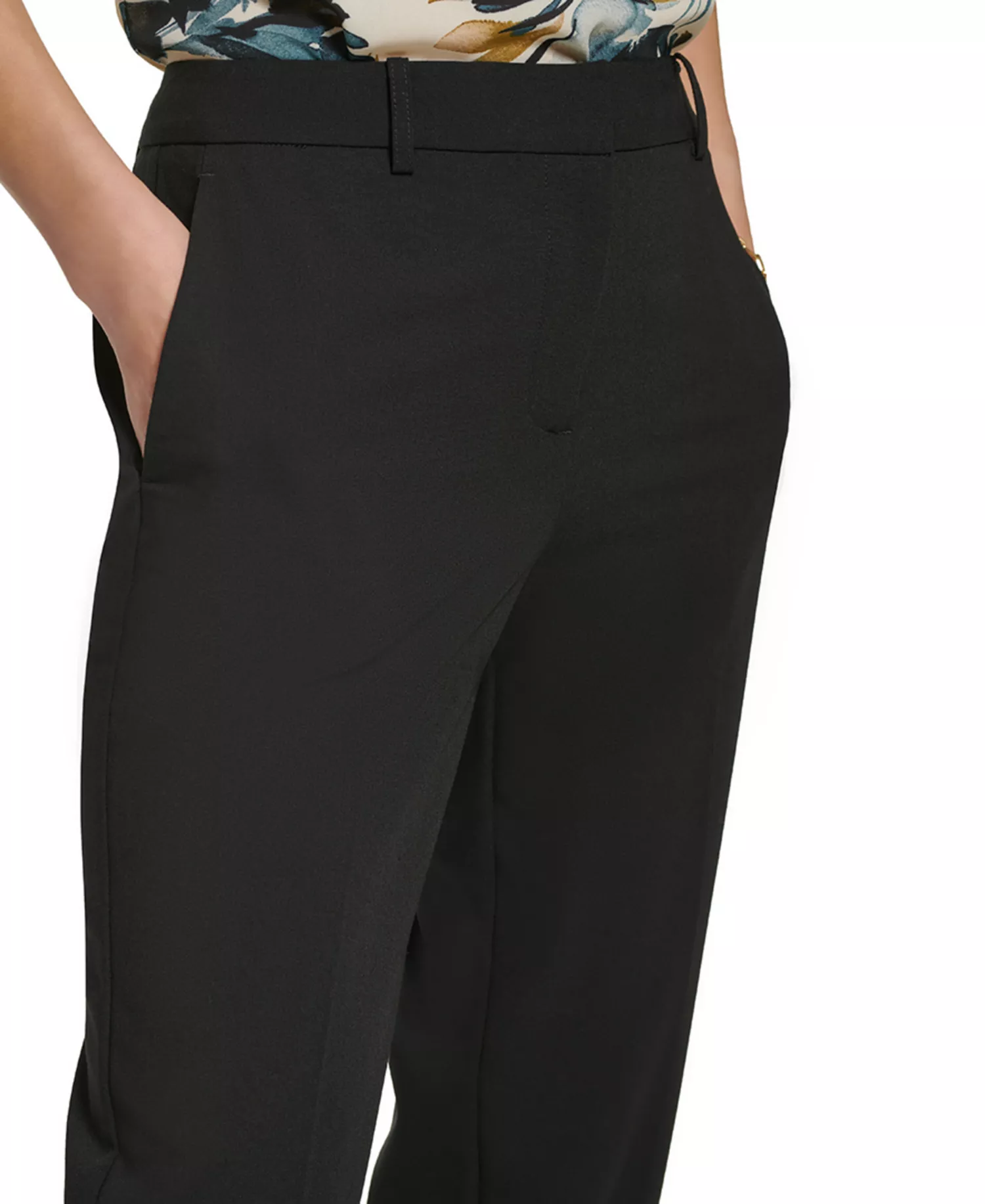Petite Essex Pants, Created for Macy's - Black - 16P