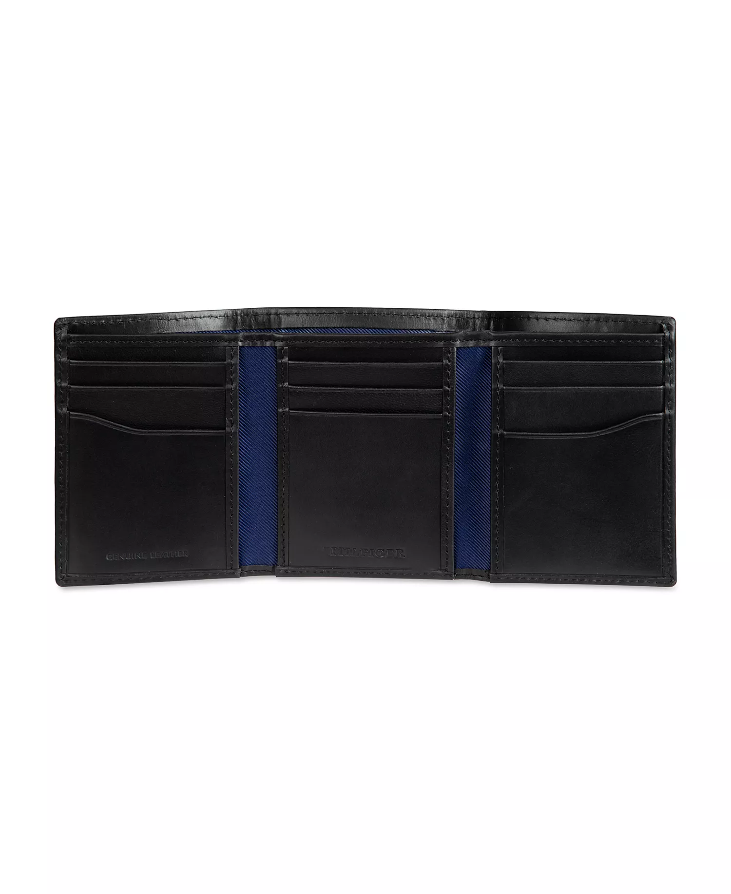 Men's Overlay Trifold Wallet - Black - ONE SIZE