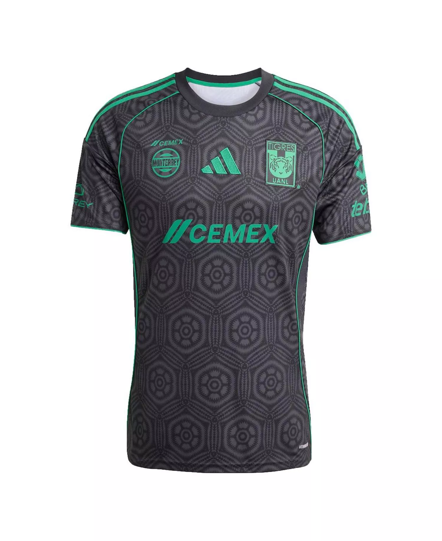 Men's Gray Tigres UANL 2025/26 Third Replica Jersey - Gray - 2XL