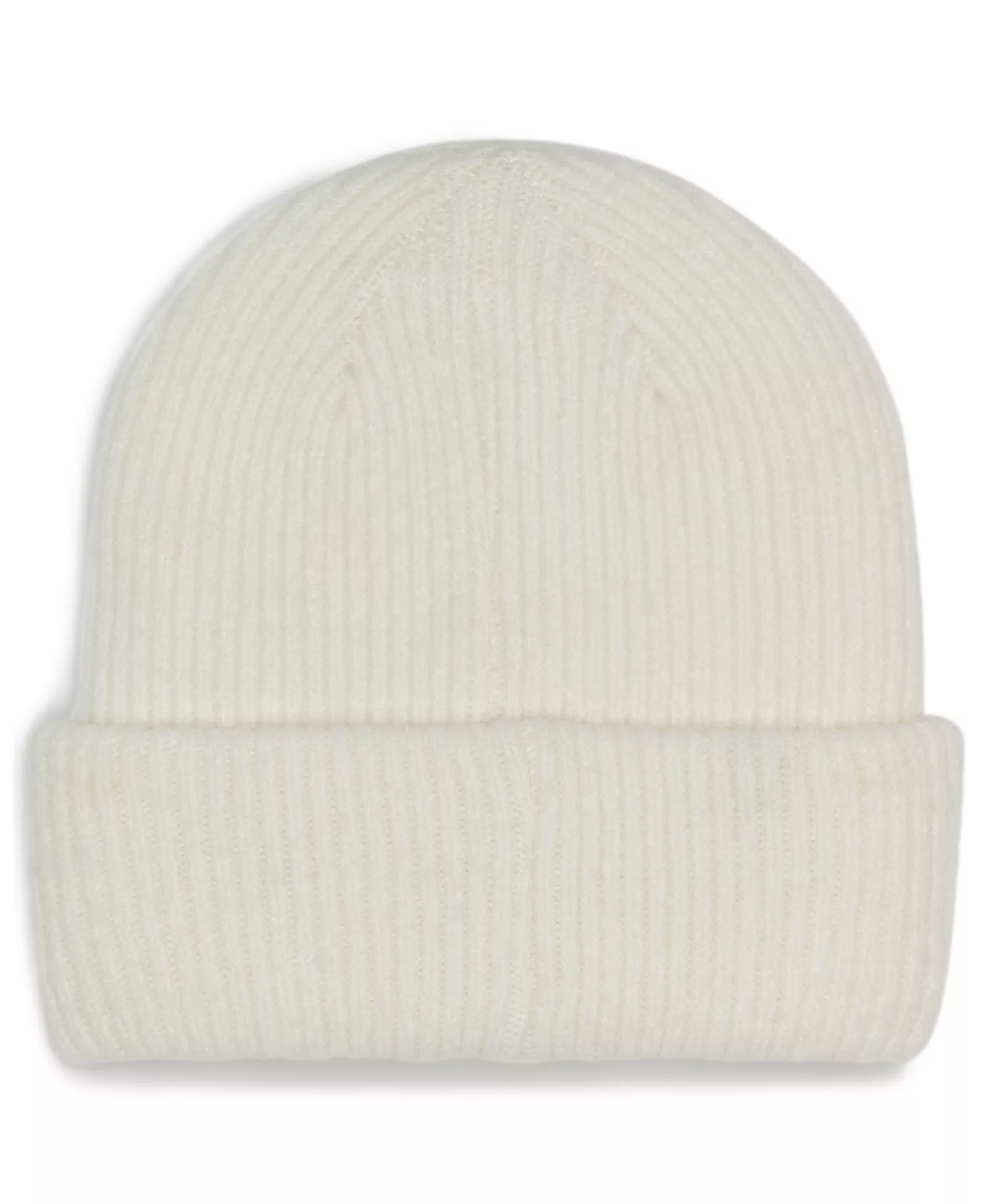 Women's Varsity Knit Logo Beanie - Ivory - ONE SIZE