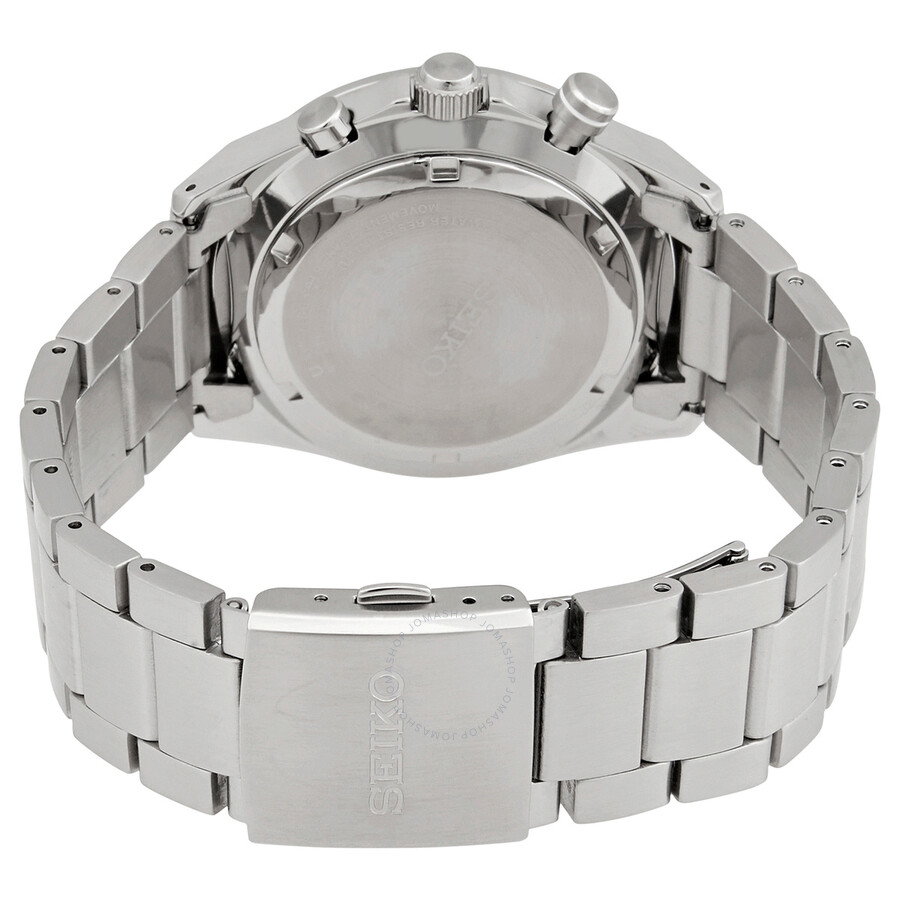 Seiko Essentials Chronograph Quartz Black Dial Men's Watch