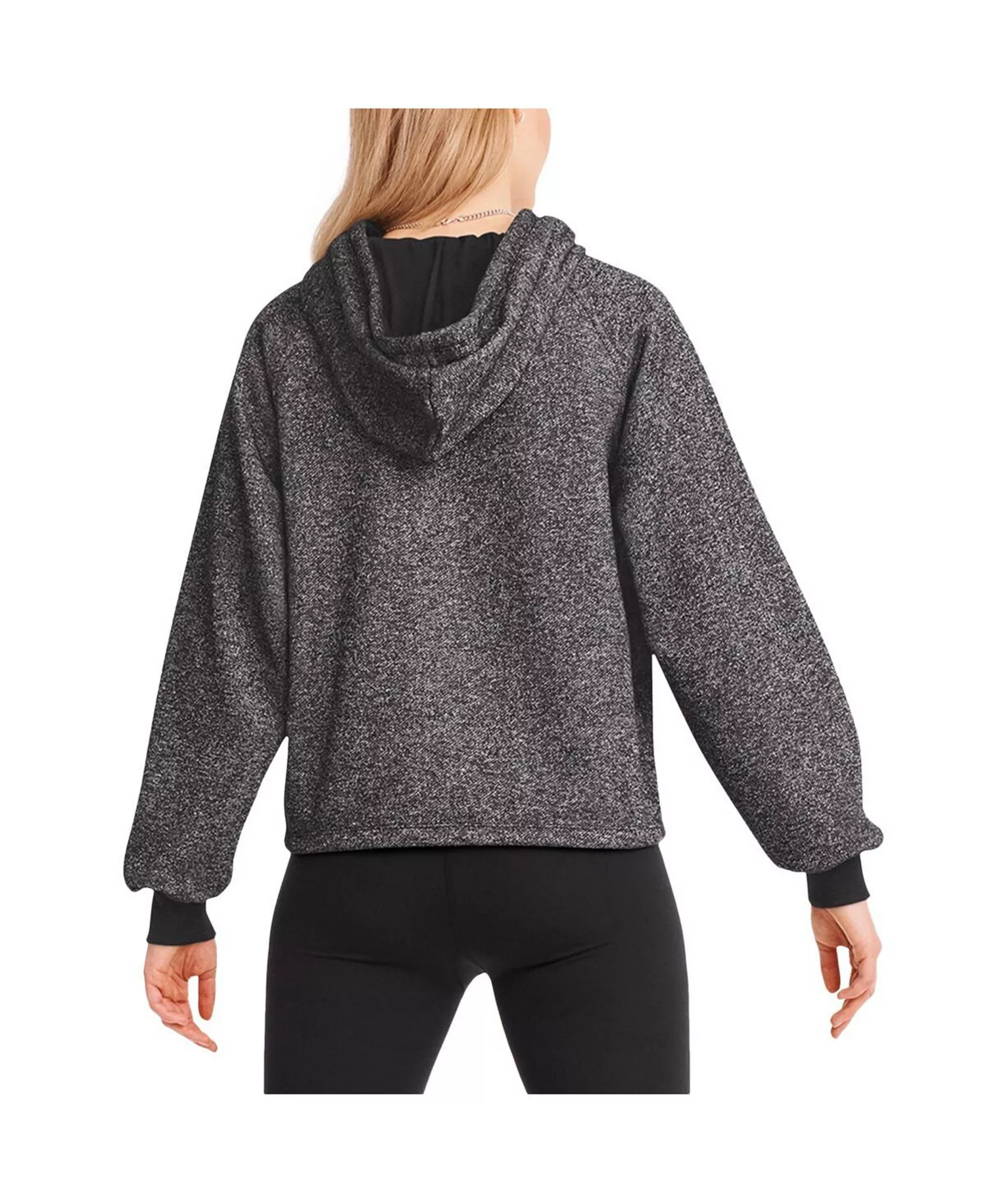 Women's Black Miami Dolphins Debbie Dolman Raglan Pullover Hoodie - Black - 2XL