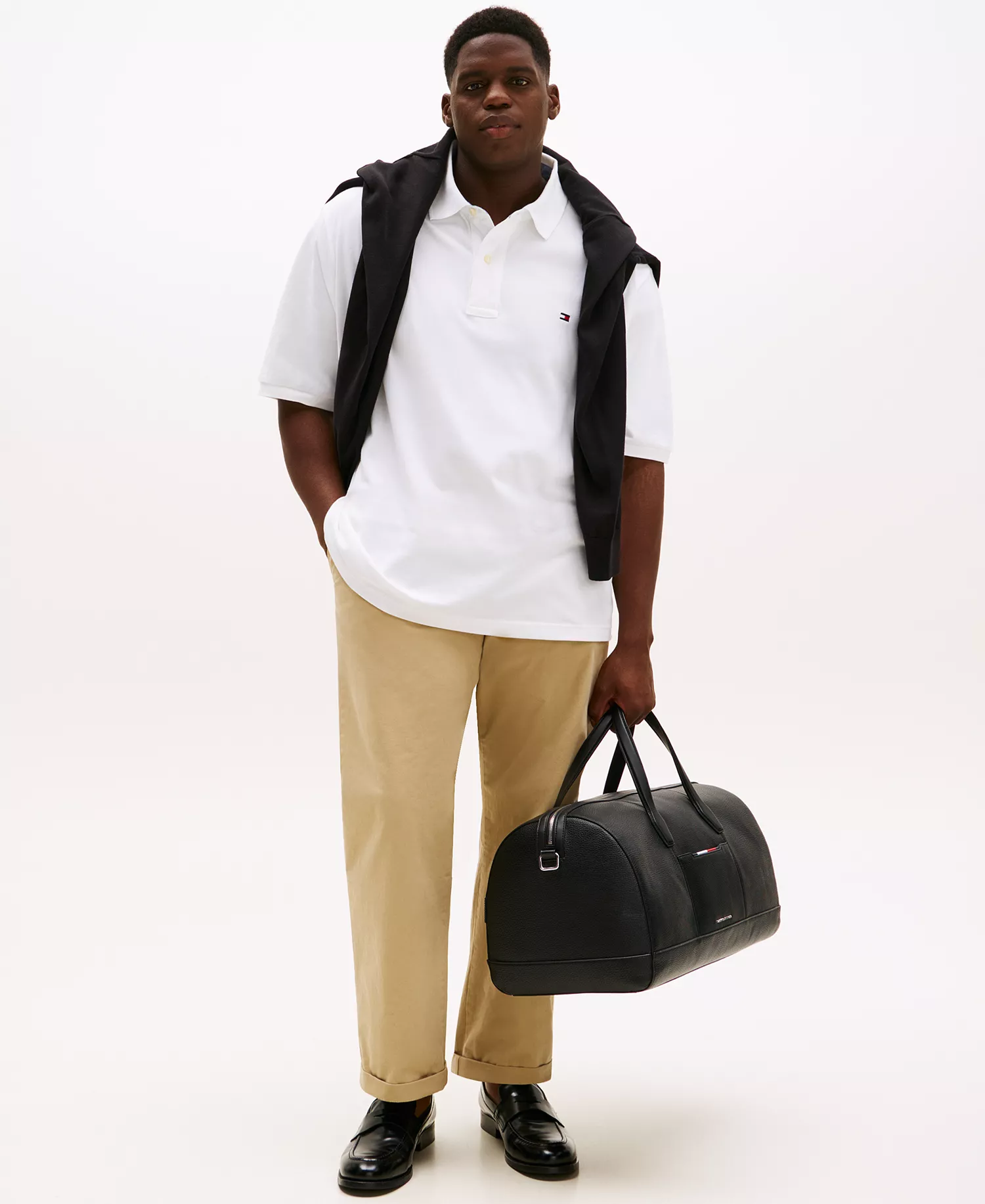 Men's Big & Tall Classic-Fit Ivy Polo - Classic White - 2XB