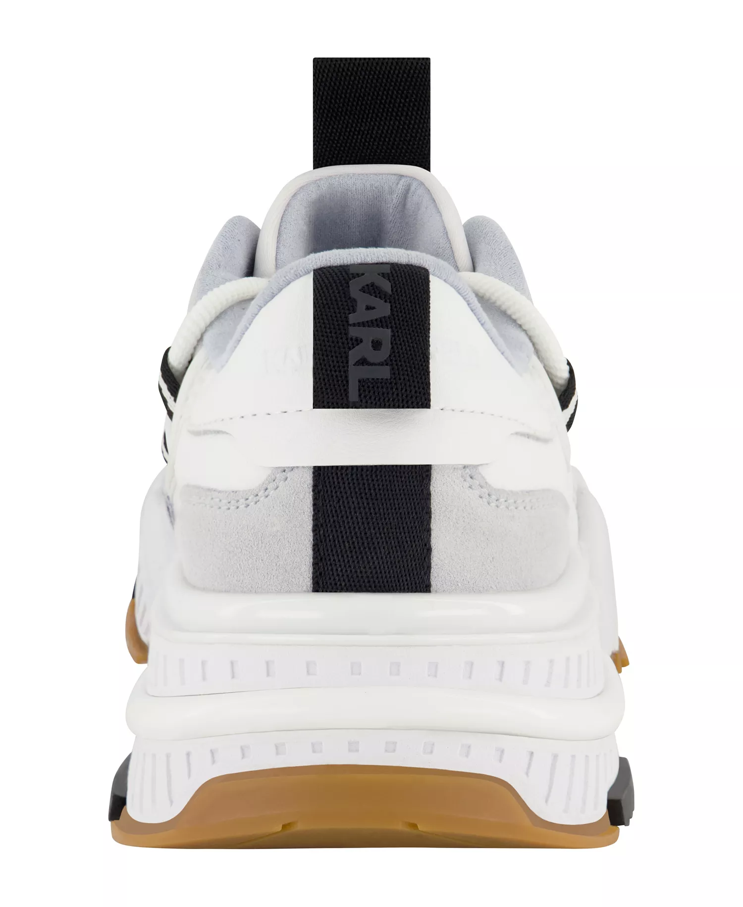 Men's Criss Cross Lace Up Chunky Sole Sneakers - Light gray - 10