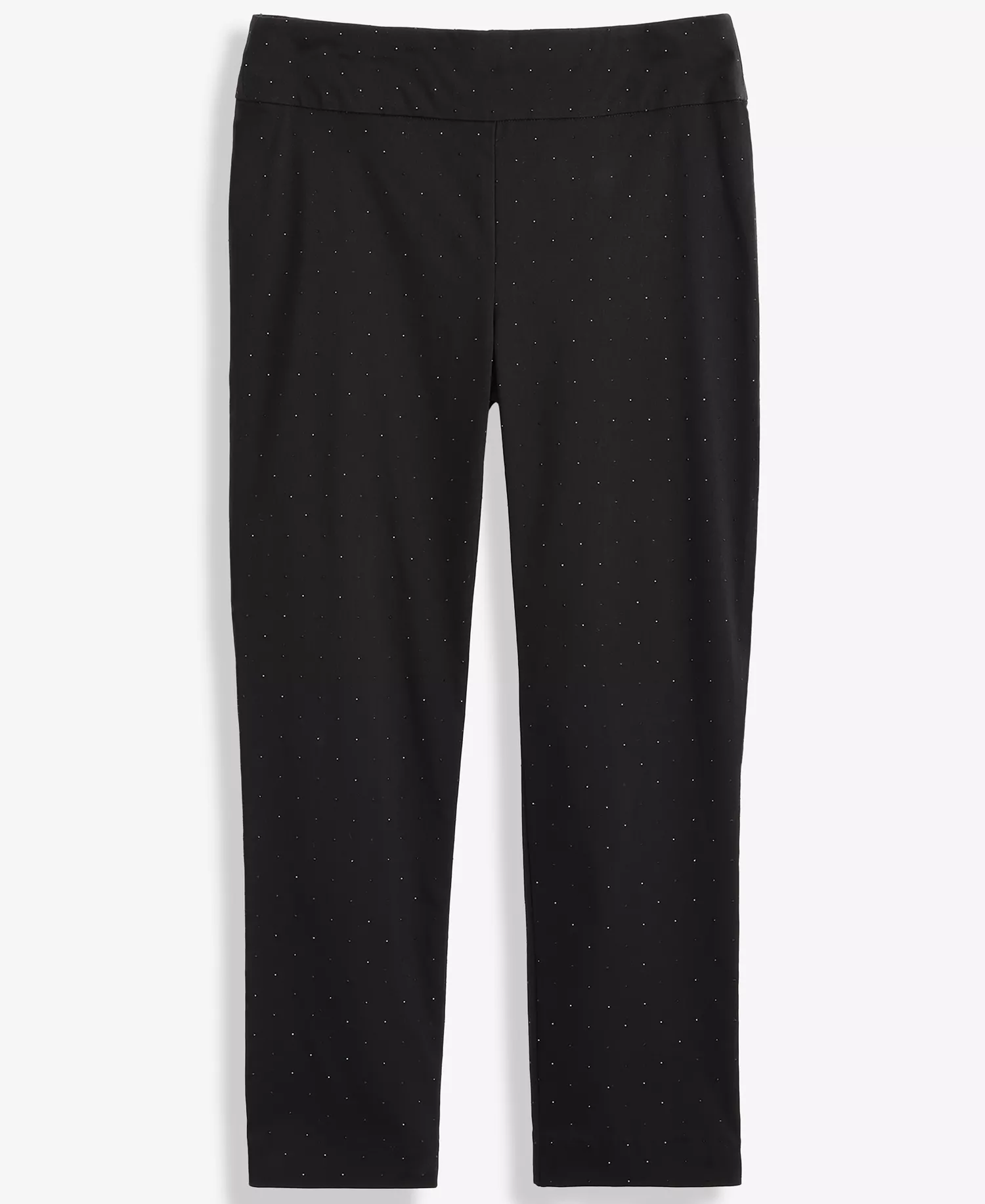 Women's Rhinestone Capri Pants, Macy's Exclusive - Deep Black - 10
