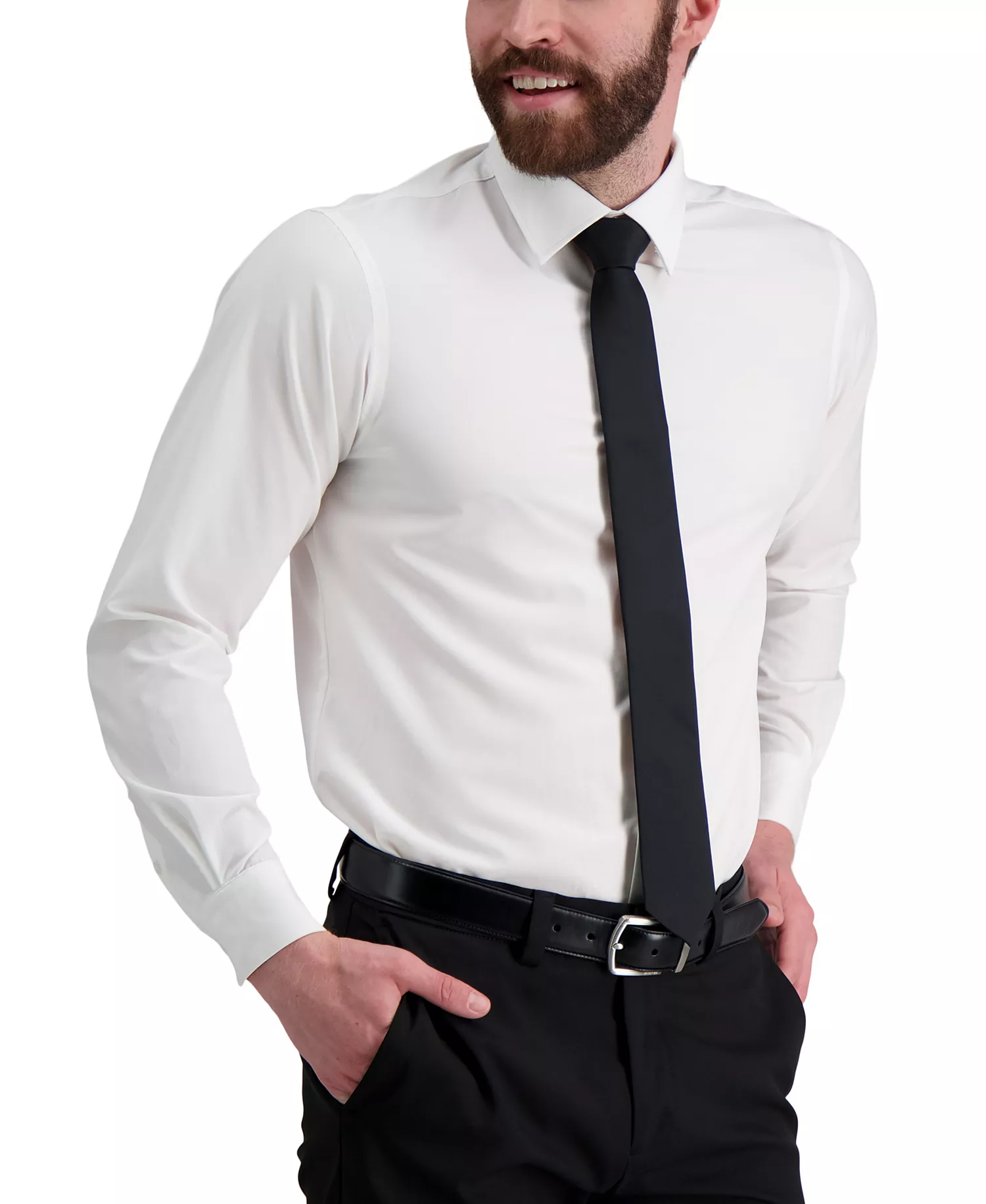 Men's Unison Solid Tie - Black - ONE SIZE