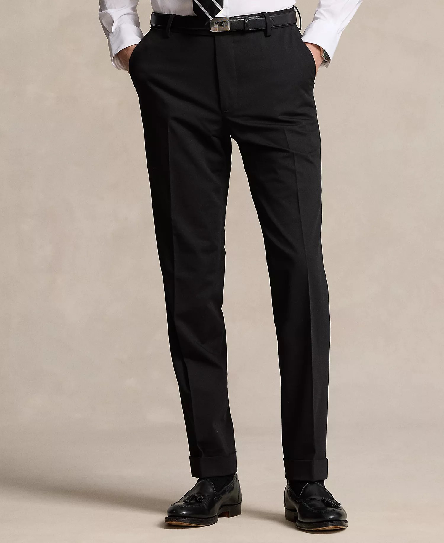 Men's Performance Twill Trousers - Black - 30x30