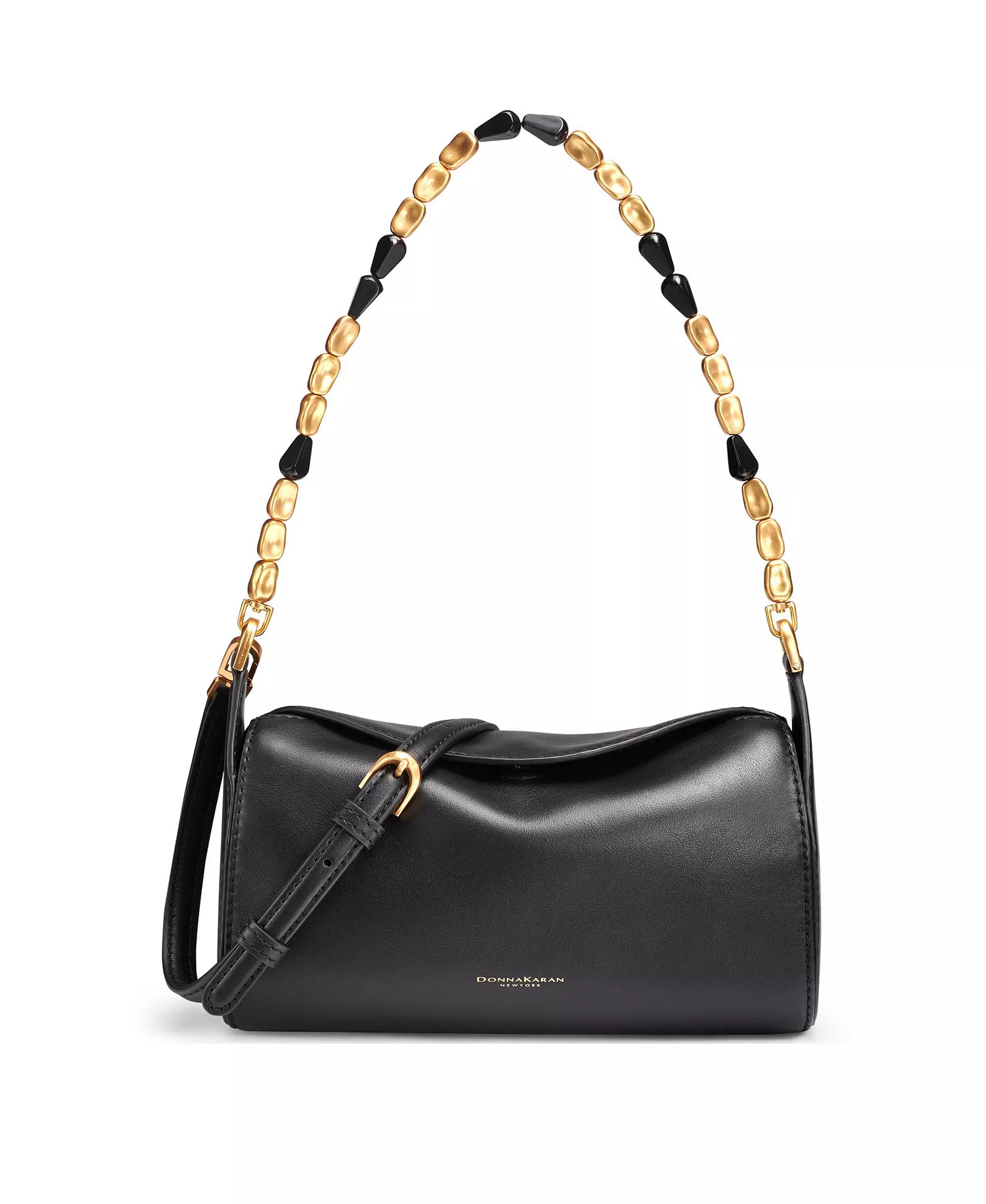 Women's Crinoline Crossbody Bag - Black, Gold - ONE SIZE