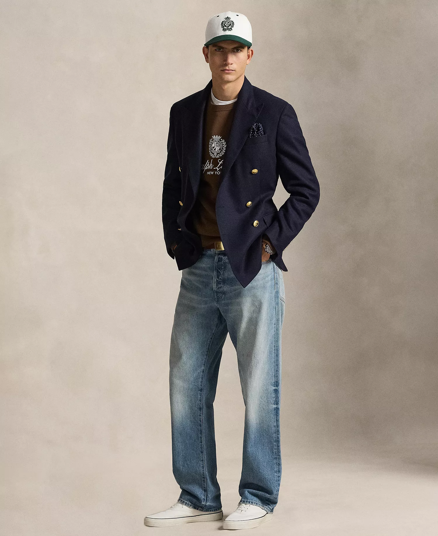 Men's Relaxed-Fit Graphic Sweatshirt - Branch Brown - 2XL