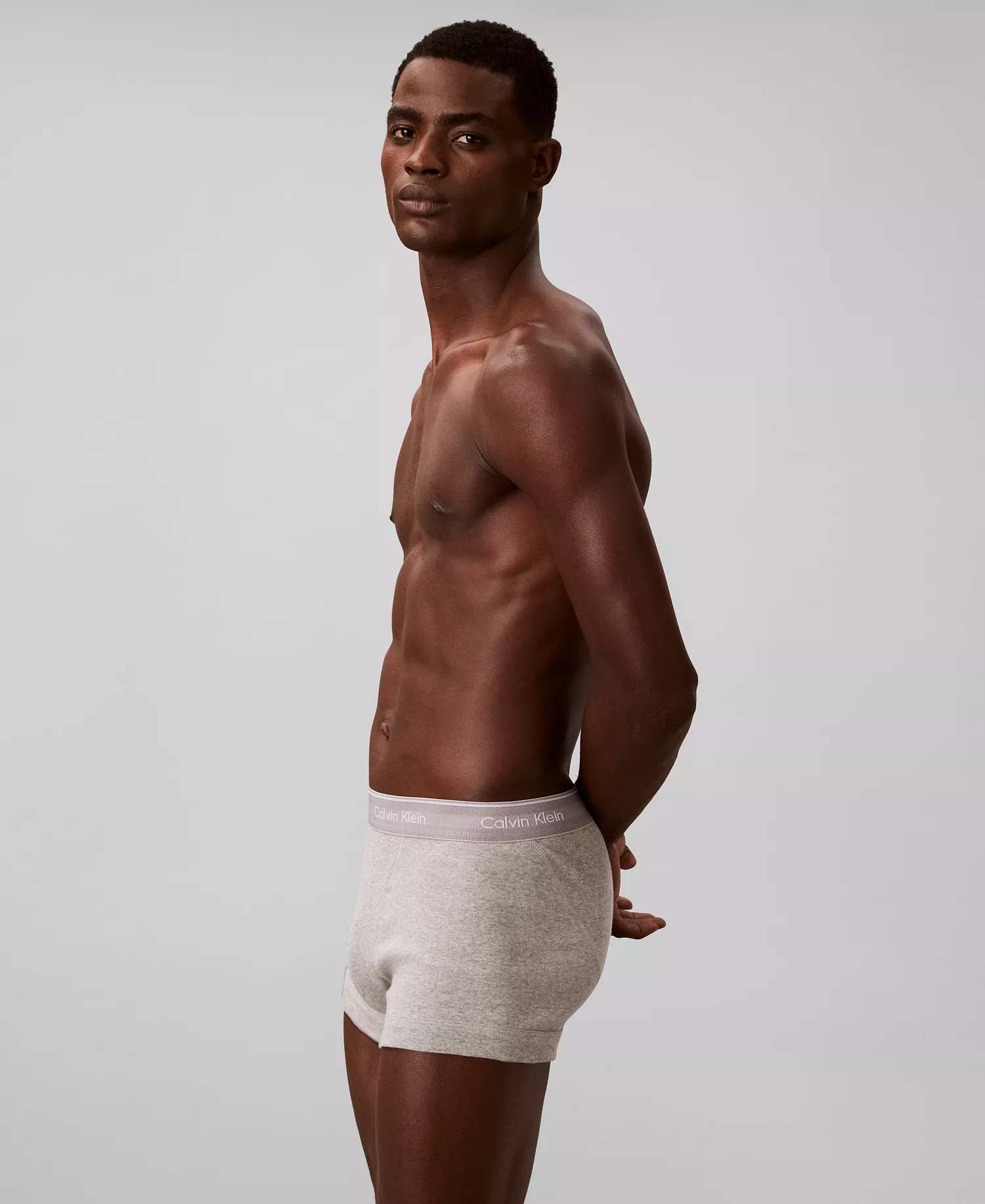 Men's 5-Pack Cotton Classic Trunk Underwear - Black - L