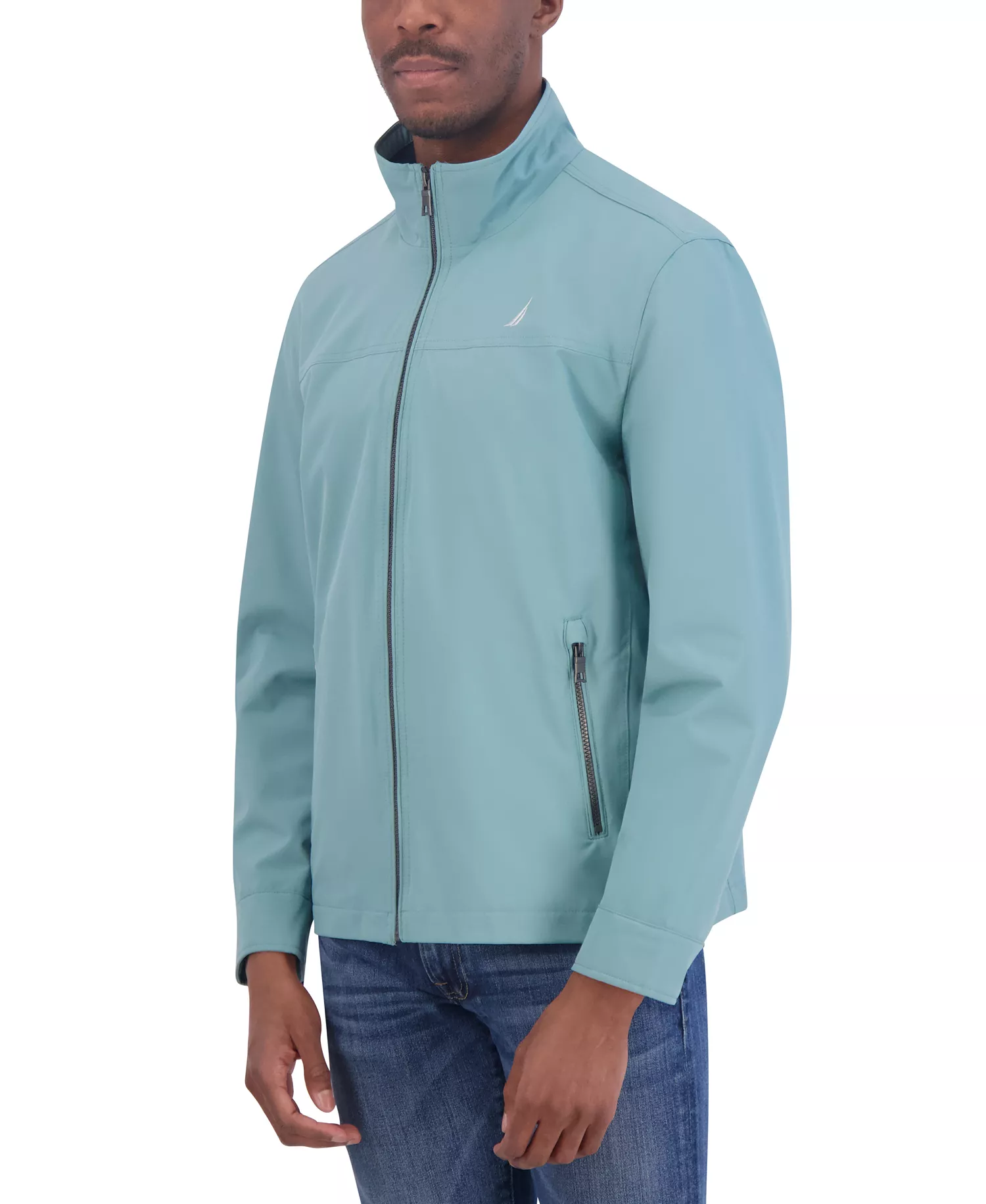 Men's Stretch Performance Windbreaker and Rain Jacket - Arctic - 2XL