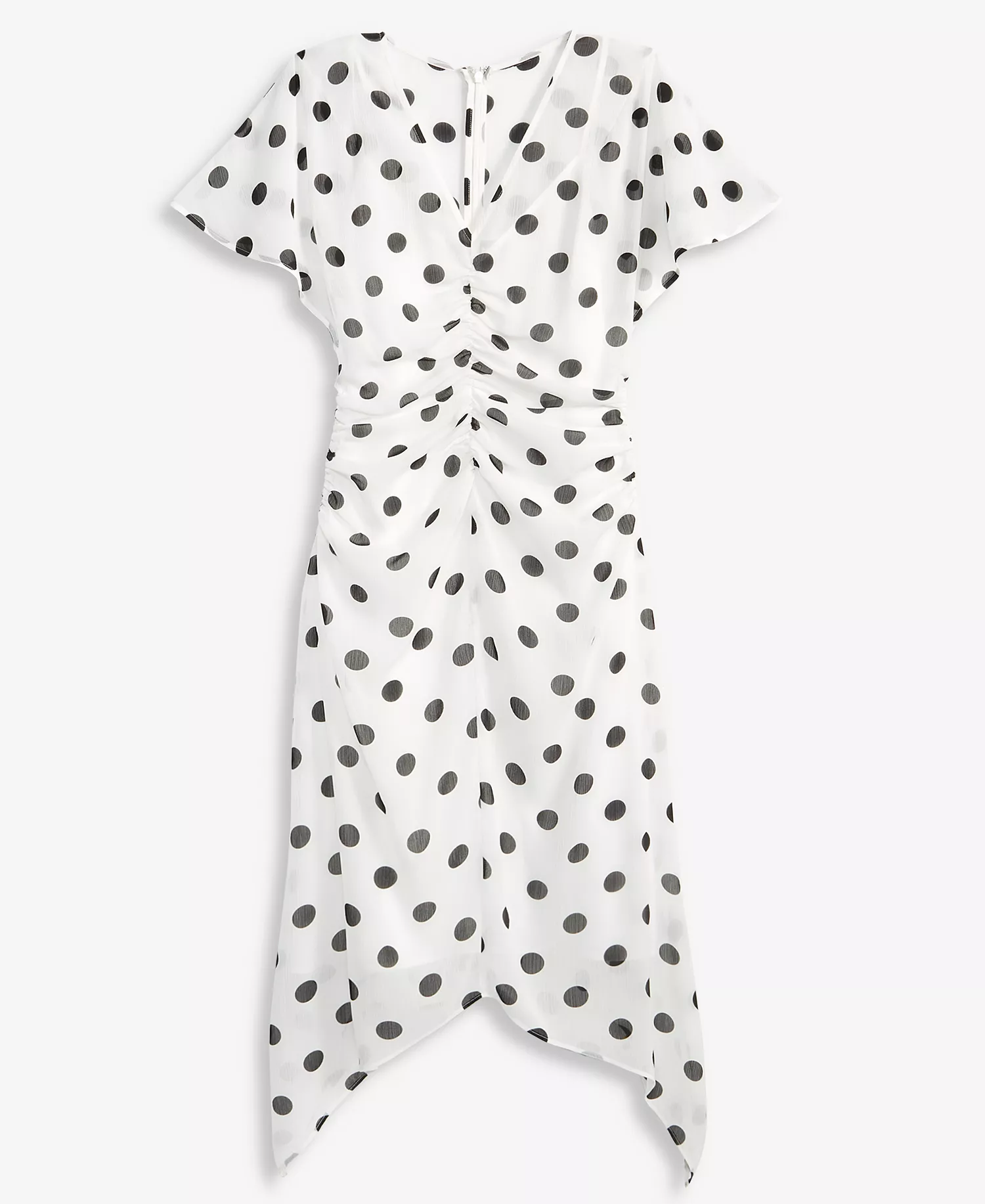 Flutter Sleeve Maxi Dress, Macy's Exclusive  - Alia Dots - P/L