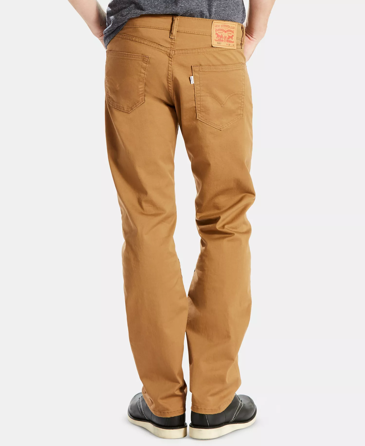 Men's 505™ Regular Fit Slub Twill Stretch Jeans - Caraway - 29 - 29