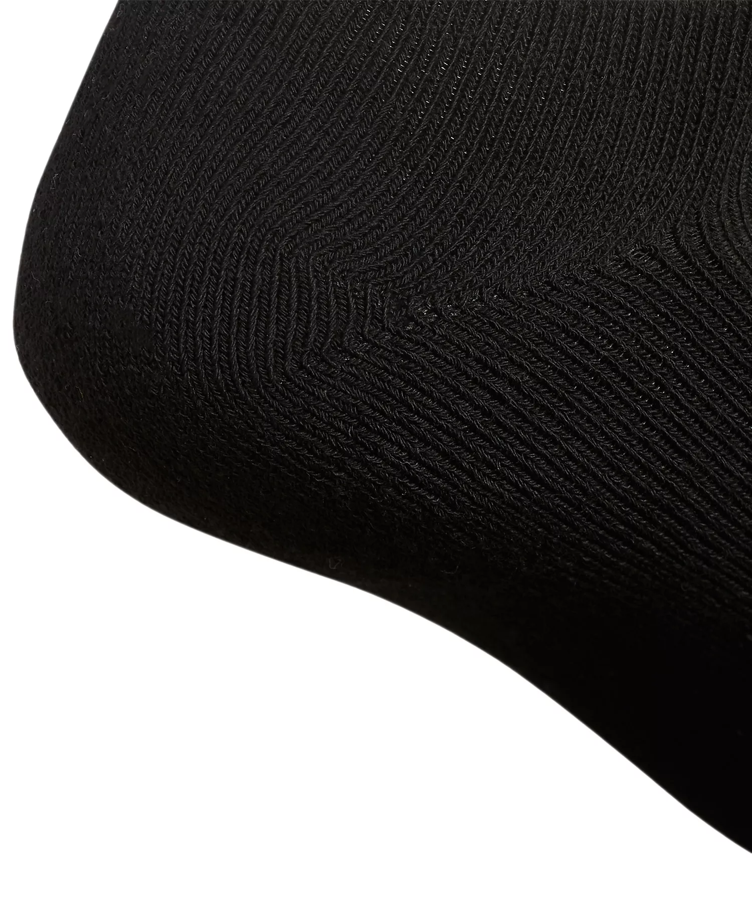 Men's Cushioned Athletic 6-Pack No Show Socks - Black - L