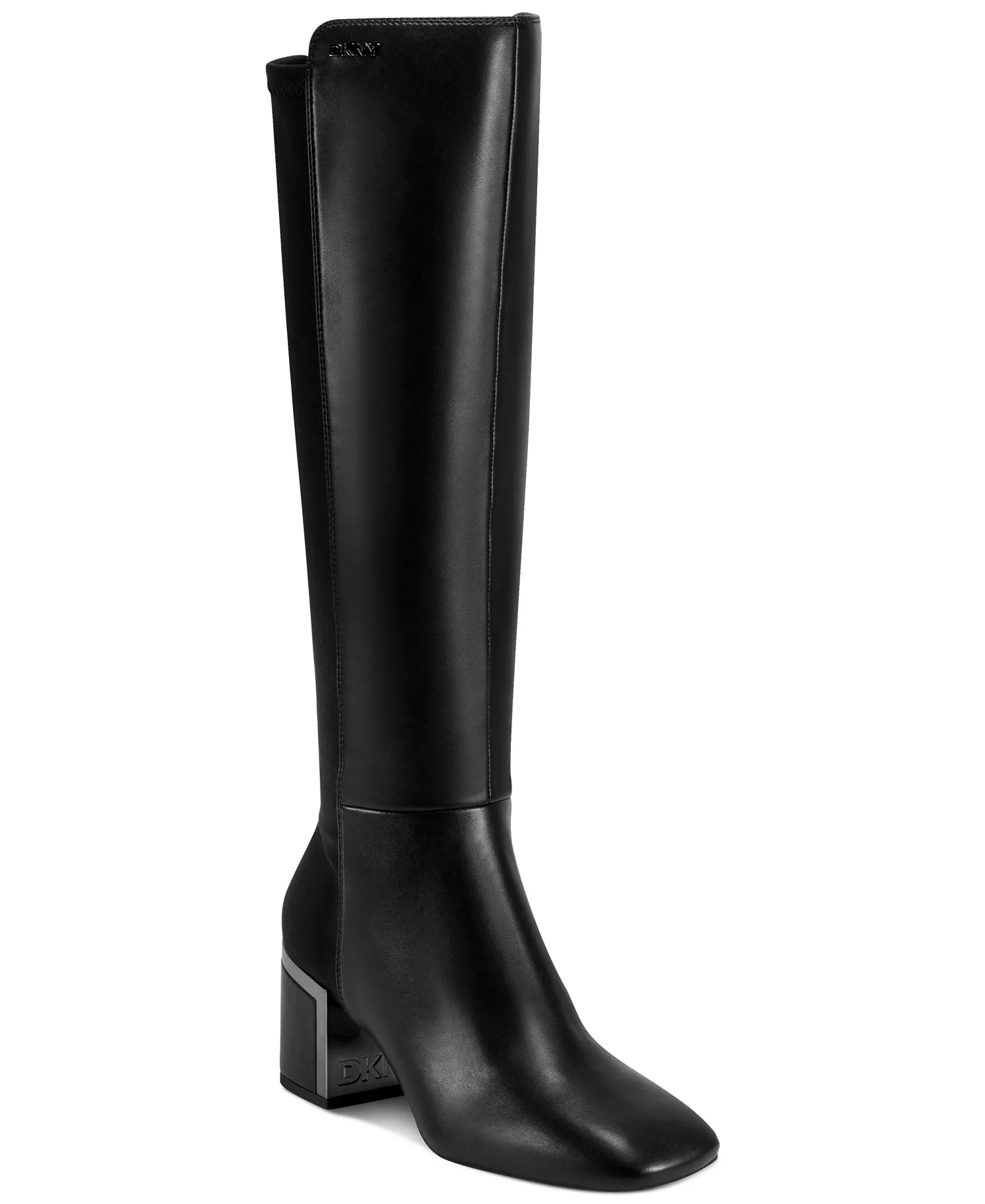Women's Kamiah Tall Square Toe Boots - Black Nappa - 11M