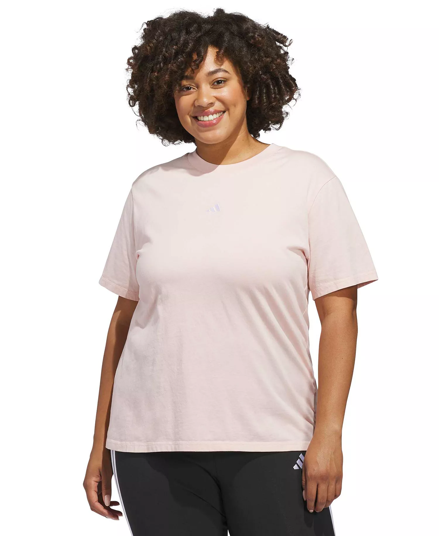 Plus Size Essentials Logo T-Shirt - Black - 1X