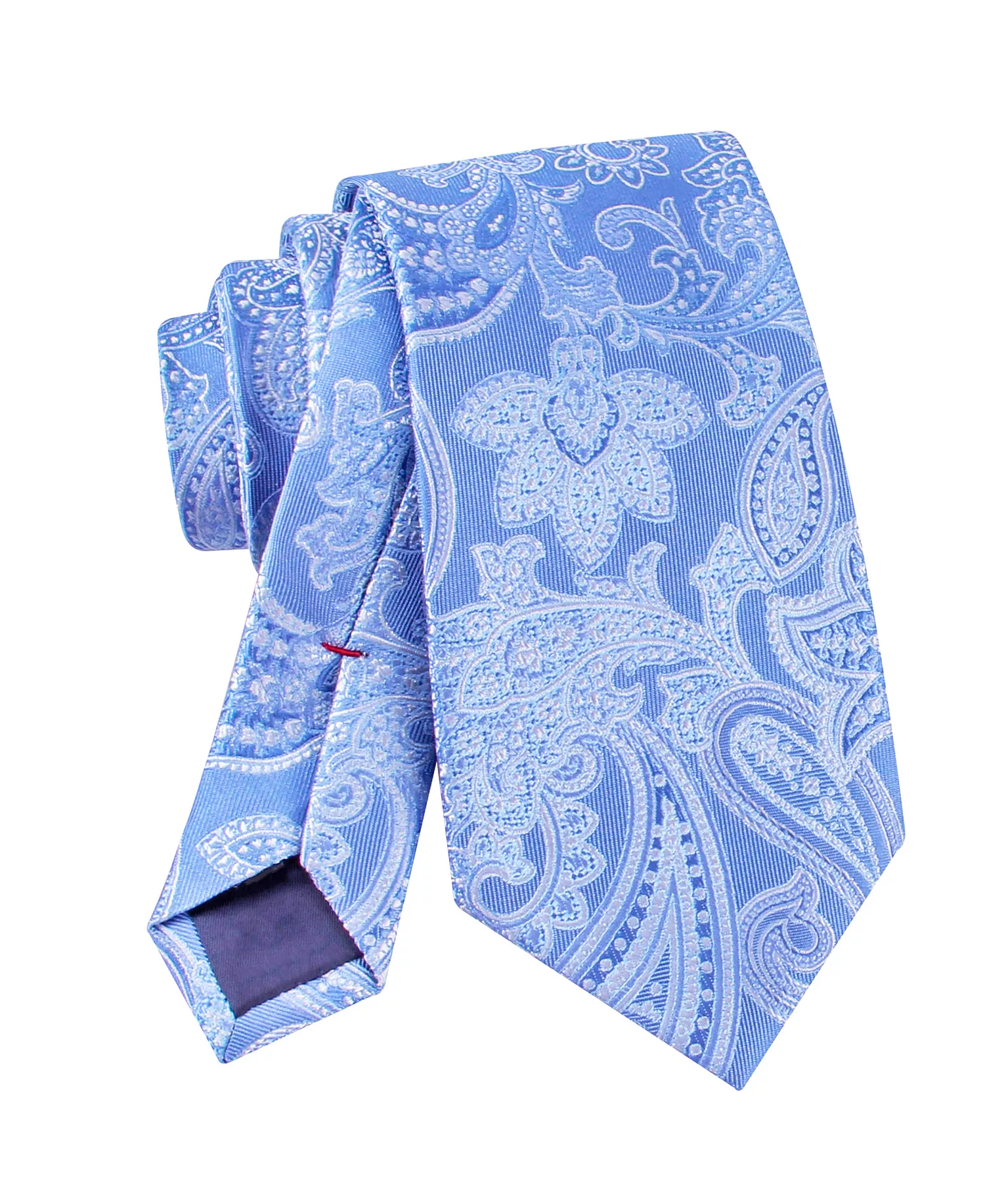 Men's Victoria Paisley Tie - Light Blue - ONE SIZE
