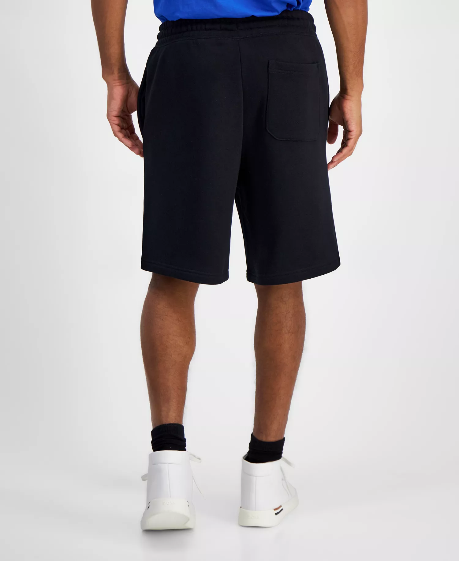 Men's Nomario Relaxed Fit Drawstring 9.05" Shorts - Black - S